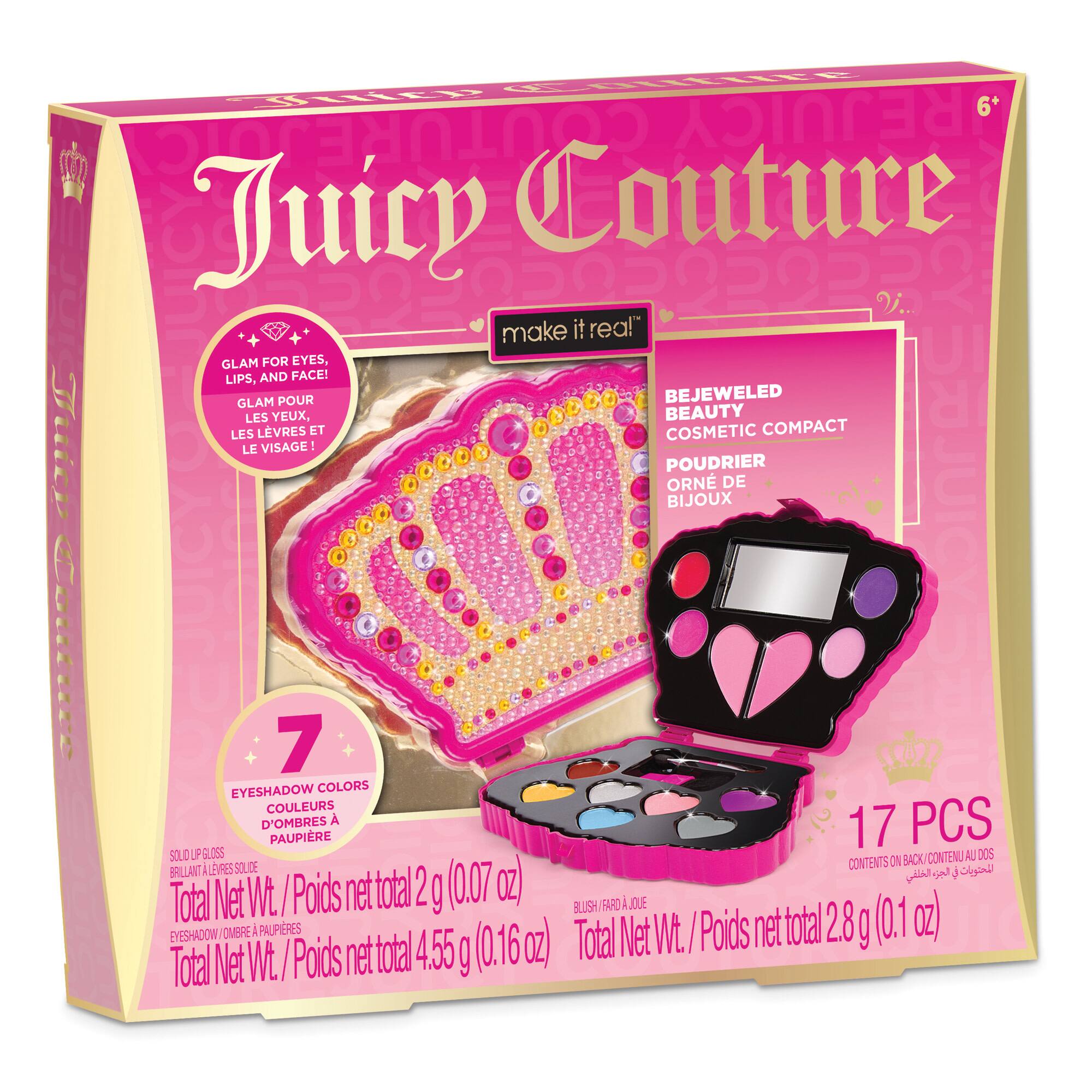 Make It Real&#x2122; Juicy Couture Bejeweled Beauty Cosmetic Compact