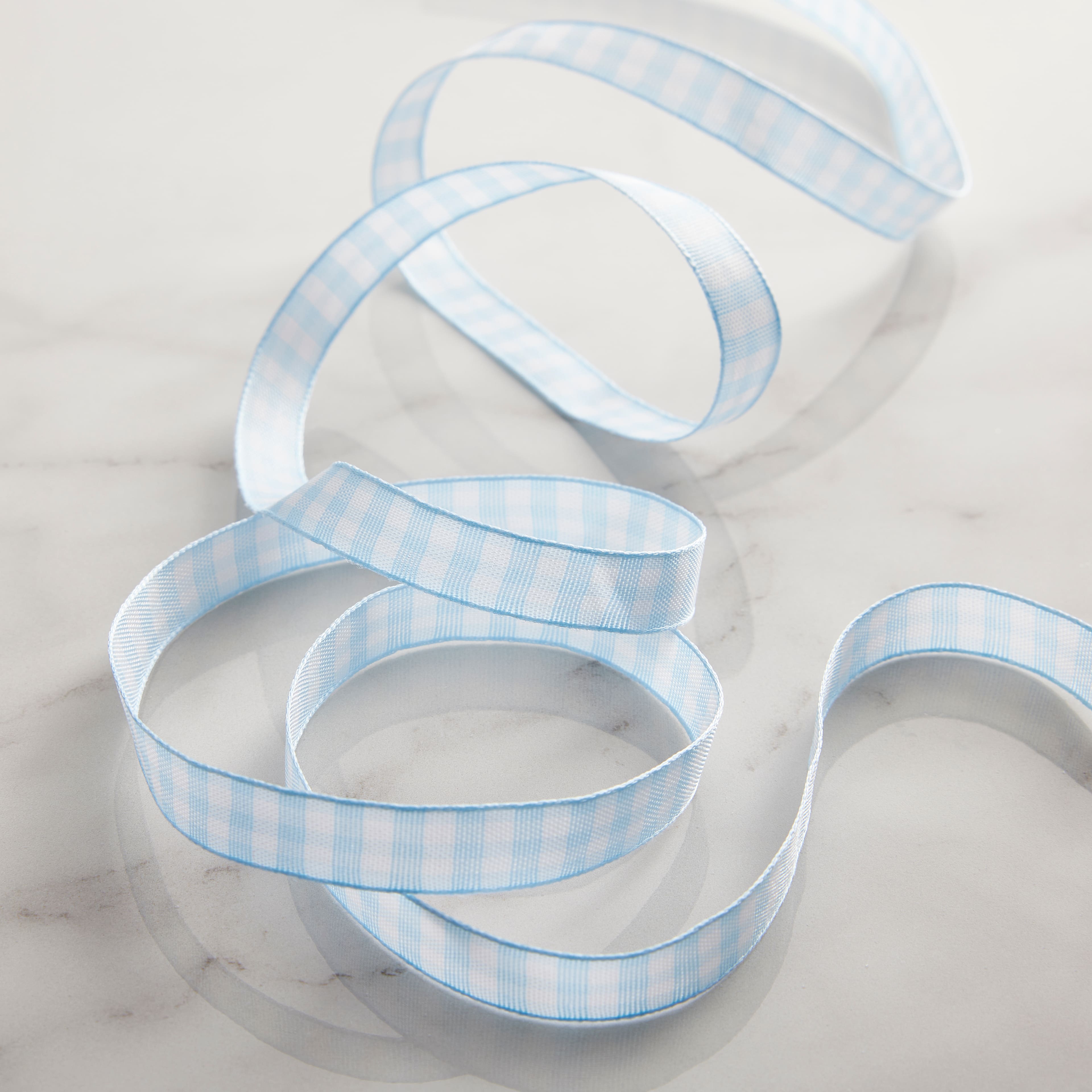 3/8'' x 7yd. Gingham Ribbon by Celebrate It™