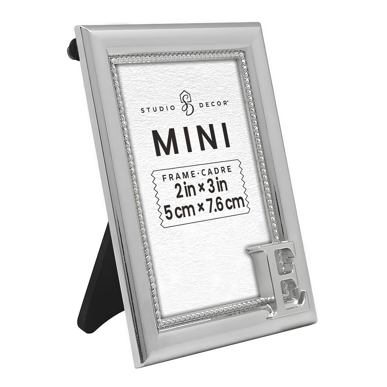 Mini Silver E Frame by Studio D&#xE9;cor&#xAE;