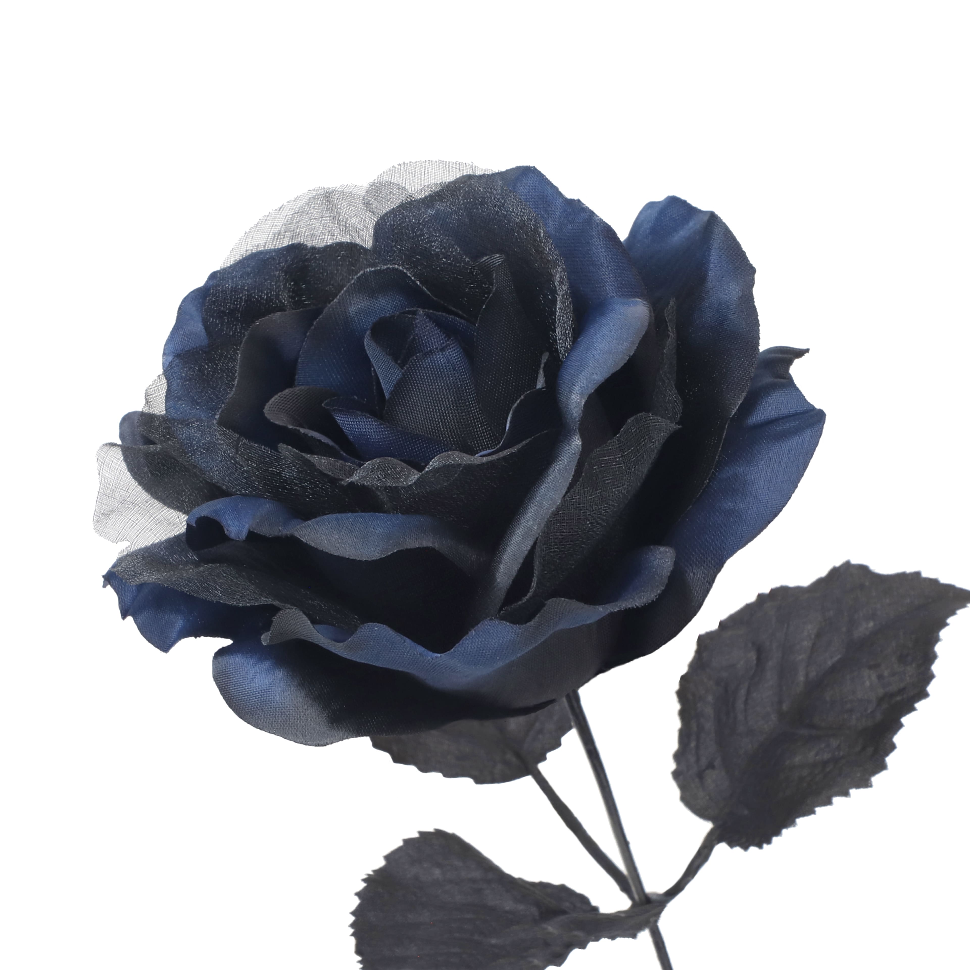 17.5" Blue & Black Rose Bush by Ashland®