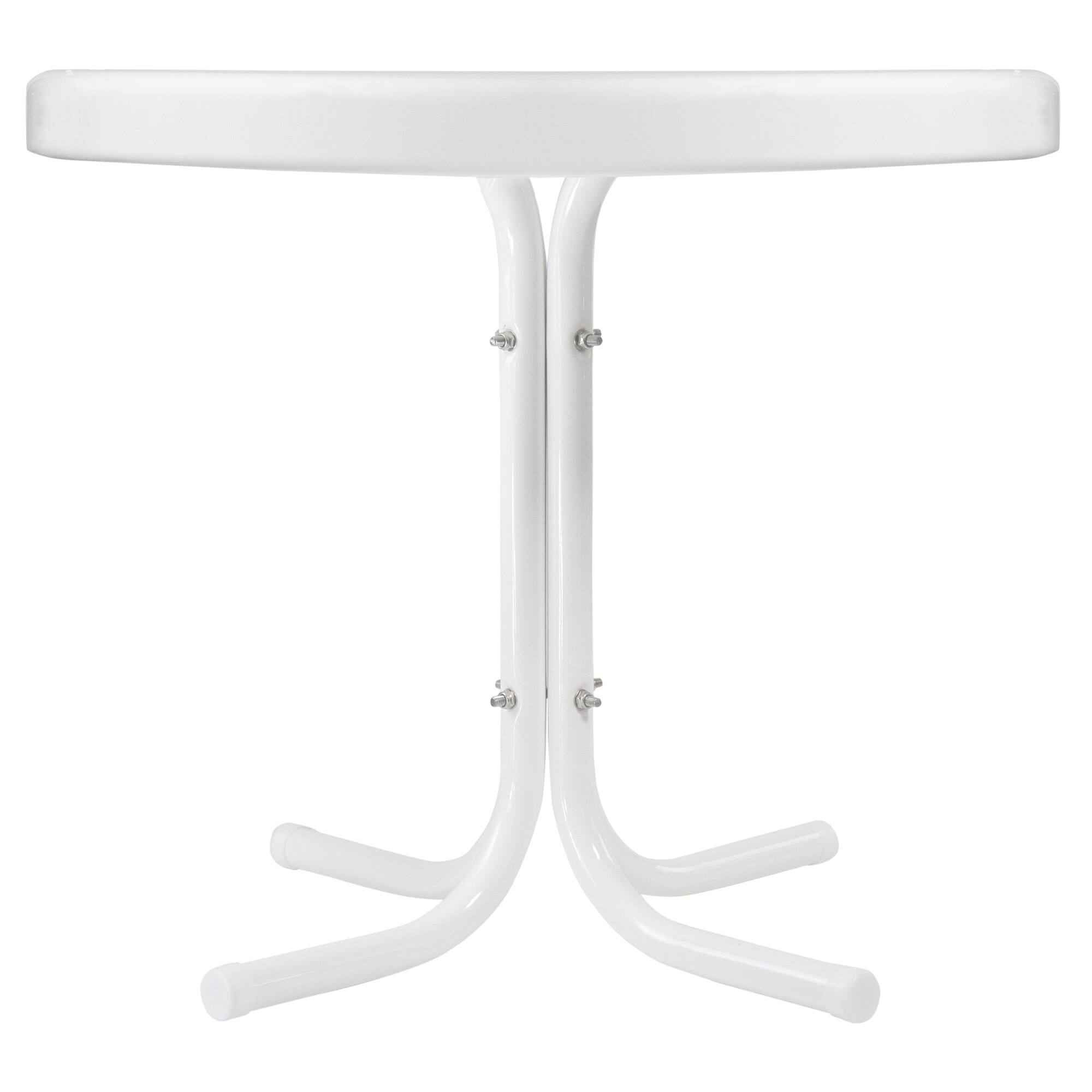 22&#x22; Outdoor Retro Tulip Side Table