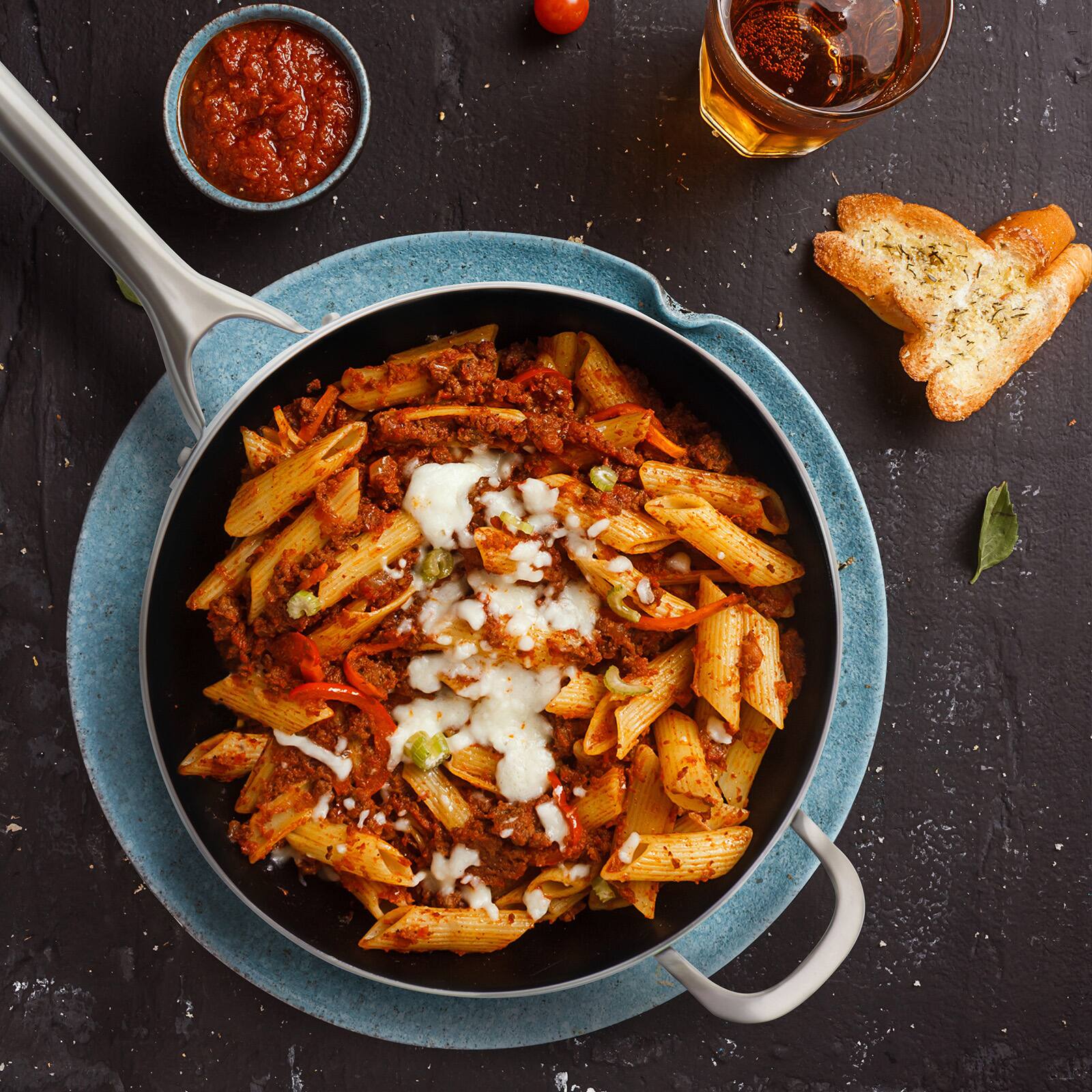 Oster Palladium 4.8qt. Aluminum Sauté Pan with Glass Lid