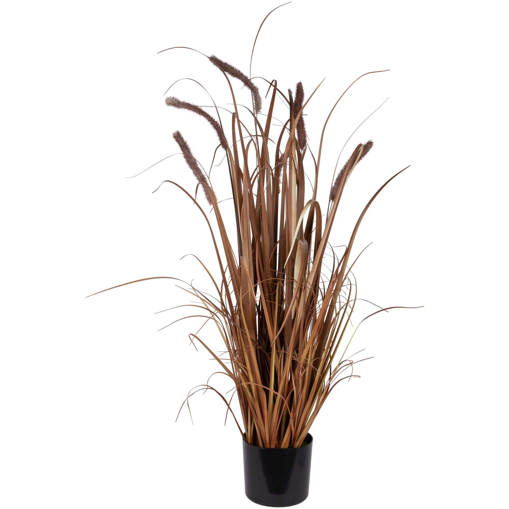 3.5ft. Potted Brown Artificial Onion Grass Plant