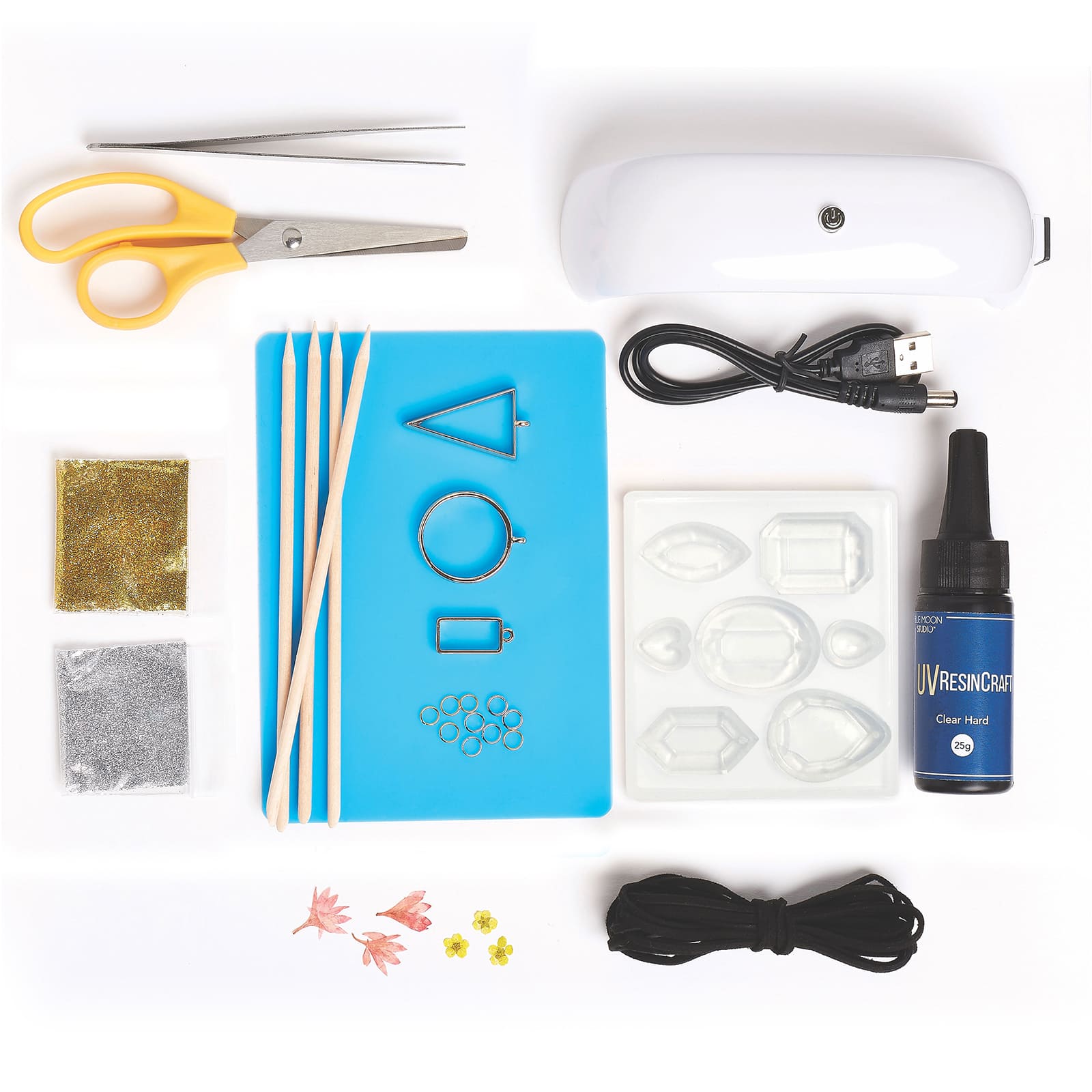 6 Pack: Blue Moon Studio&#x2122; UV Resin Craft Deluxe Starter Kit