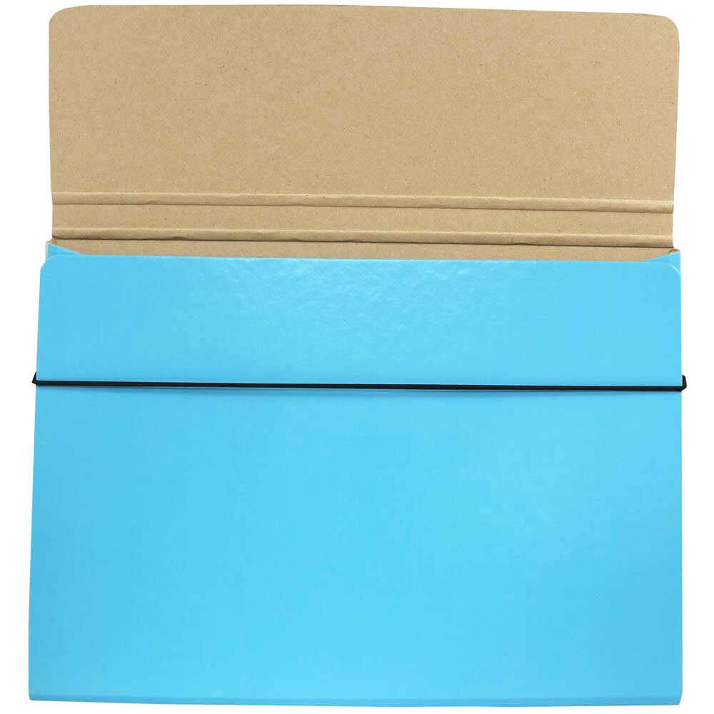 JAM Paper Strong Thin Portfolio Carrying Case with Elastic Band Closure