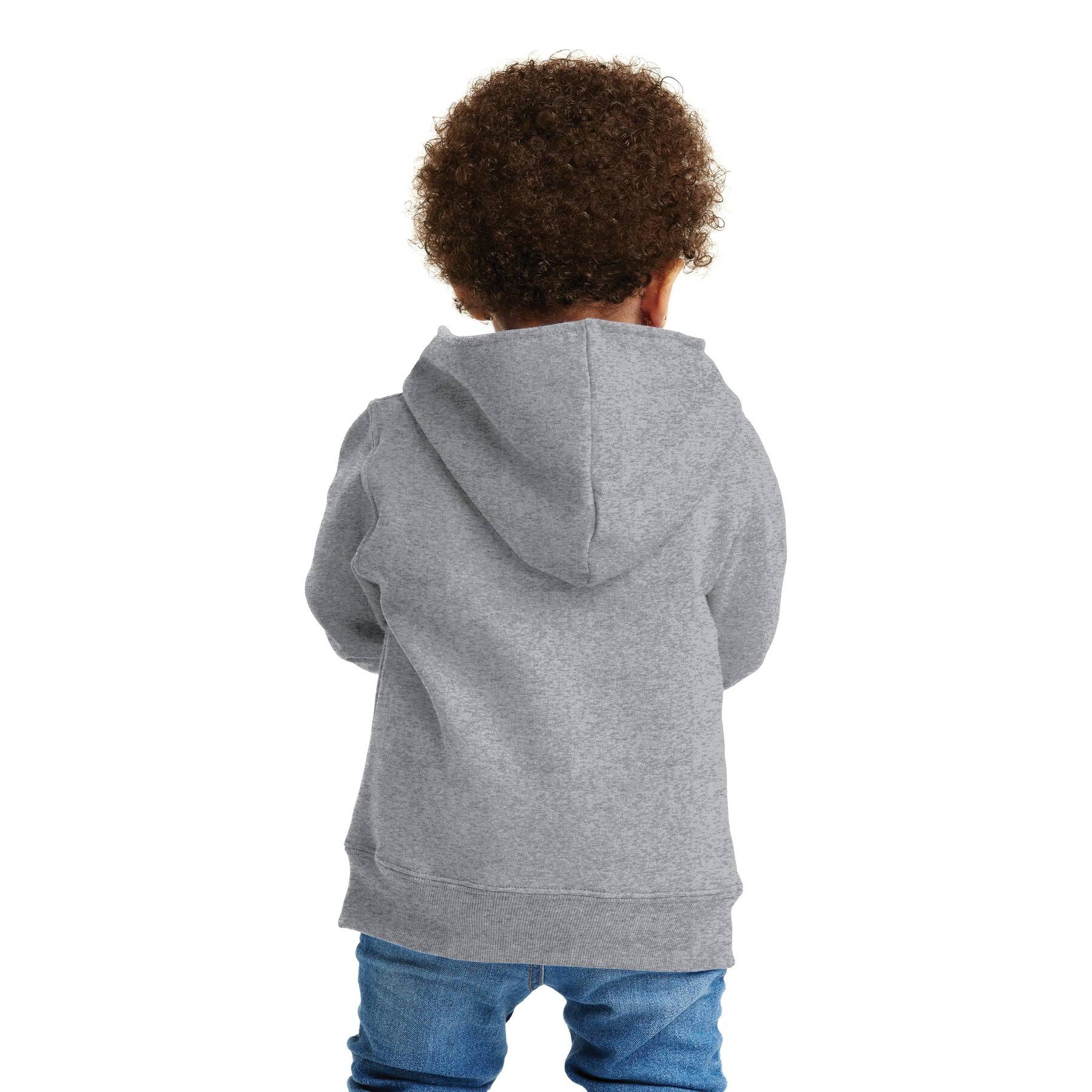 Port & Company® Core Fleece Full-Zip Hooded Toddler Sweatshirt