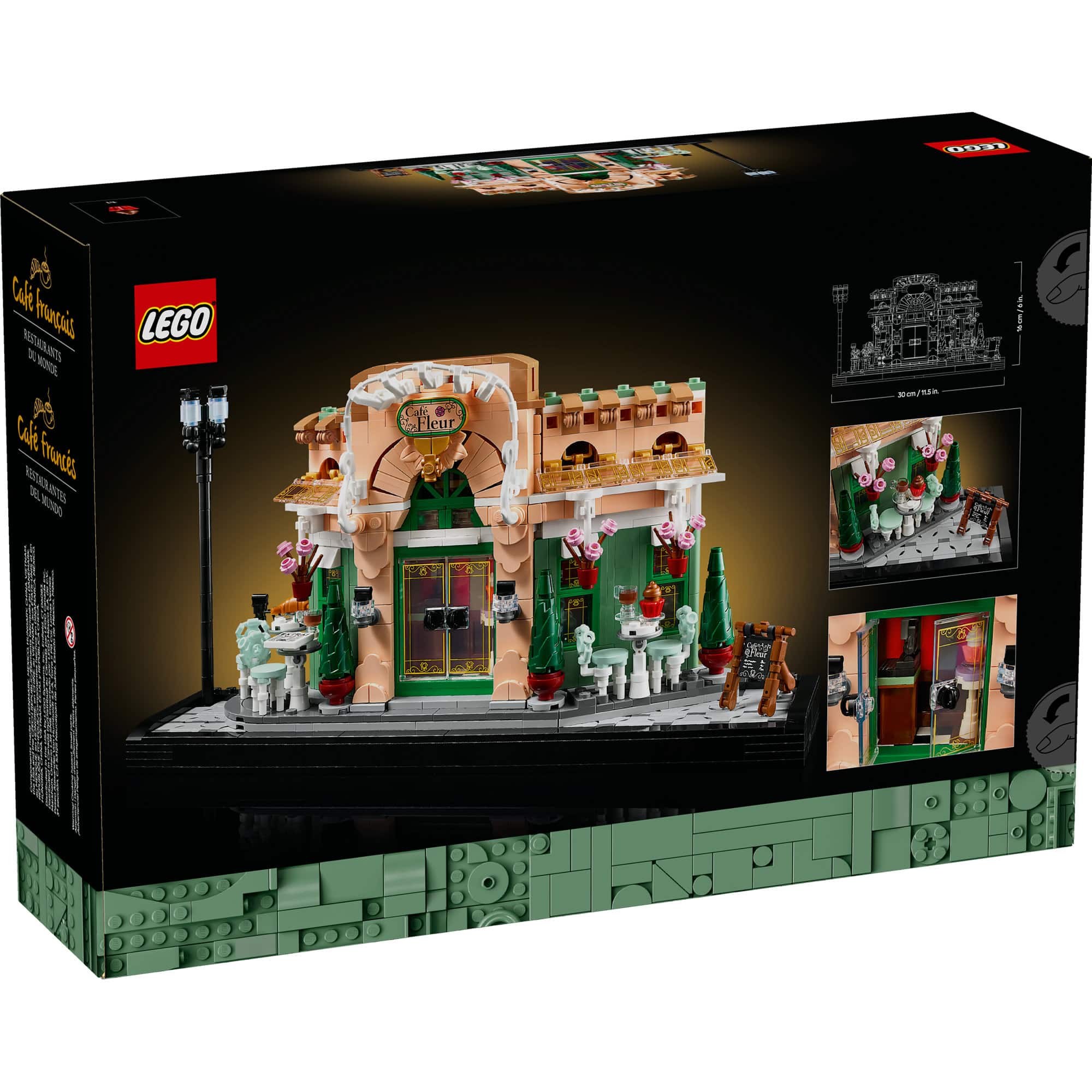 LEGO&#xAE; Icons French Caf&#xE9; Paris Bookshelf Decor 10362