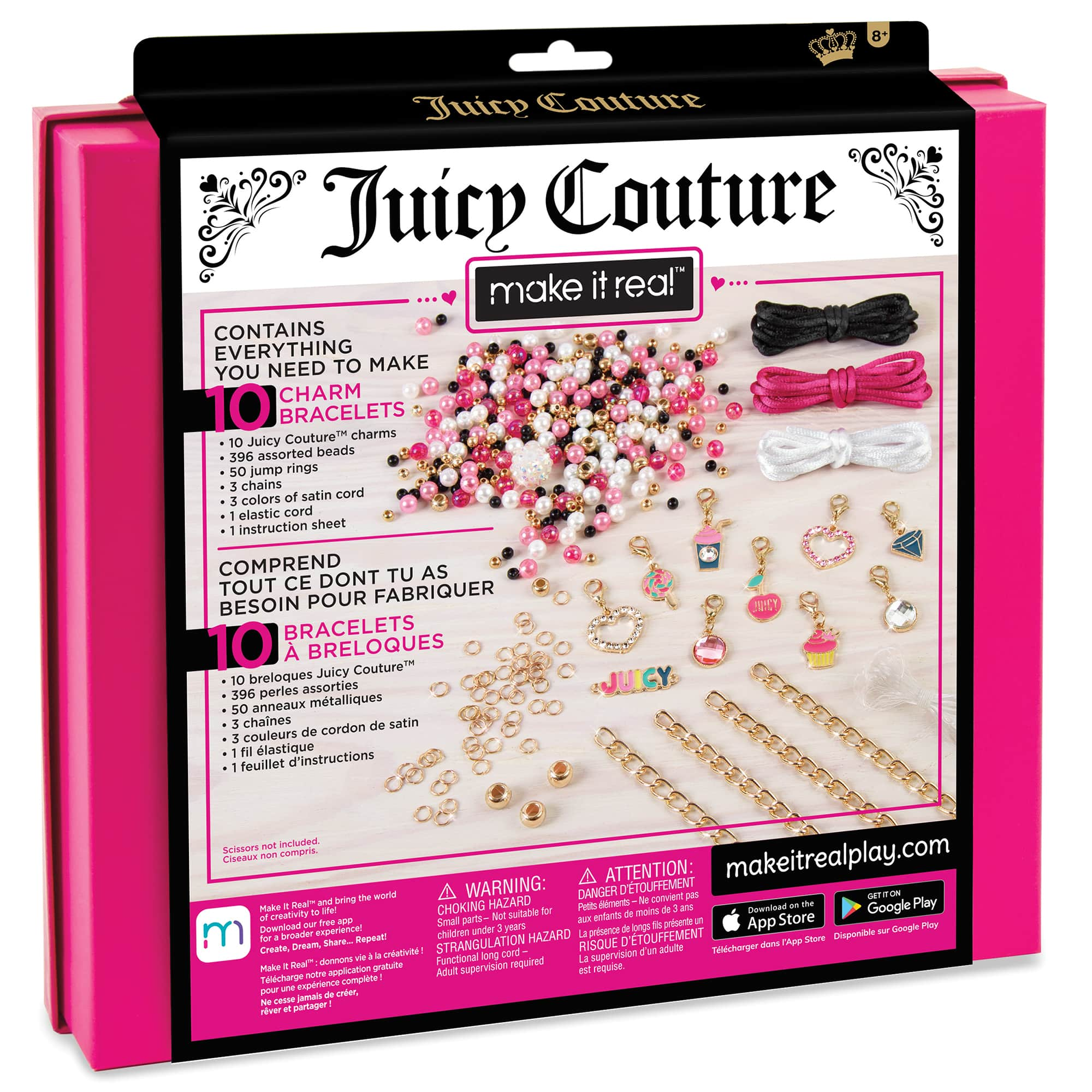 Make It Real&#x2122; Juicy Couture Pink &#x26; Precious Bracelets Kit