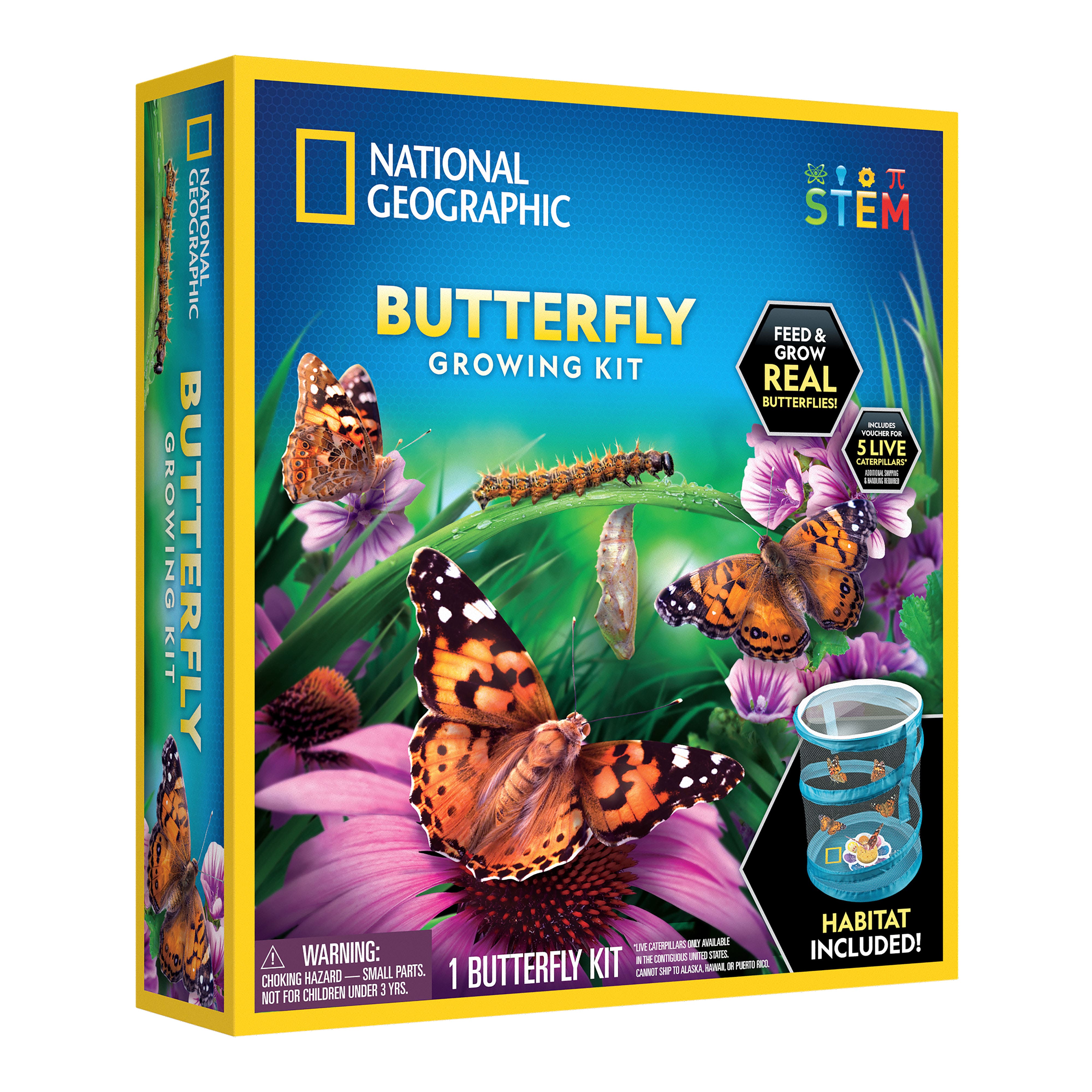 National Geographic&#x2122; Butterfly Growing Kit