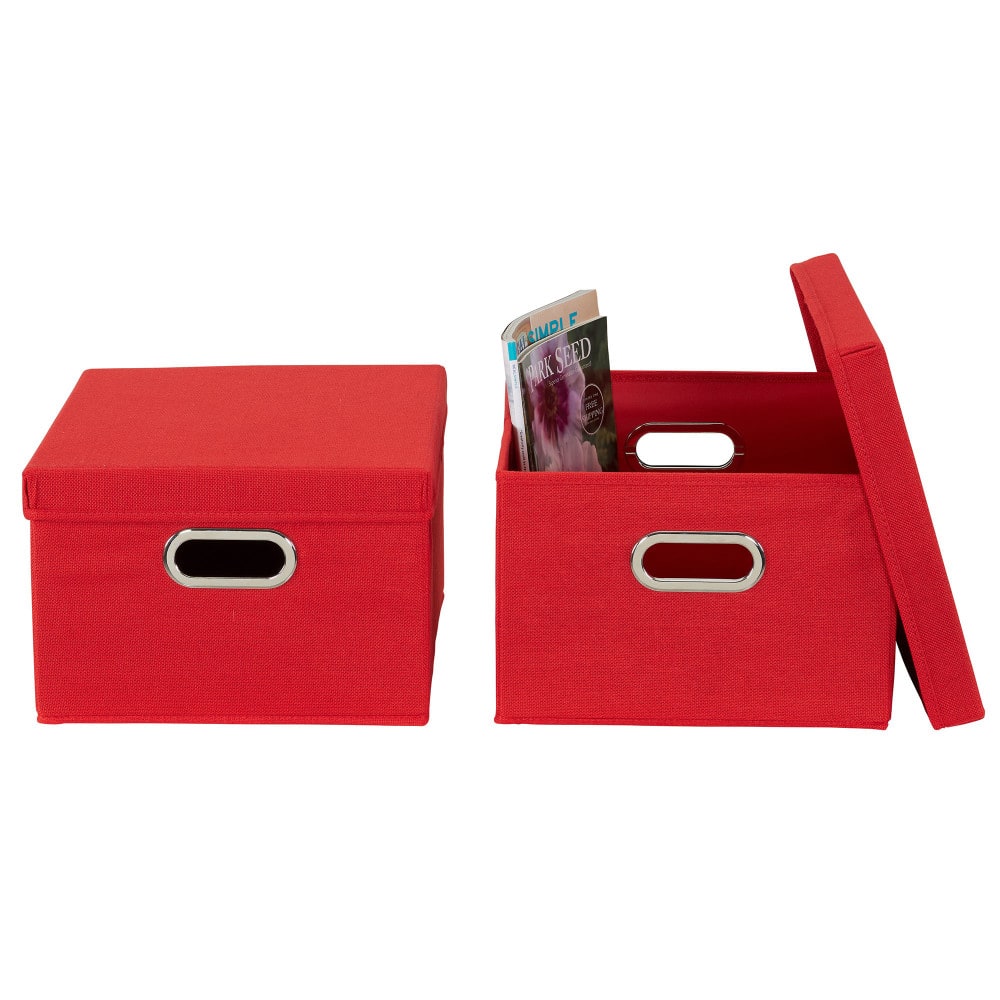 Household Essentials Storage Bins with Lids, 2ct.