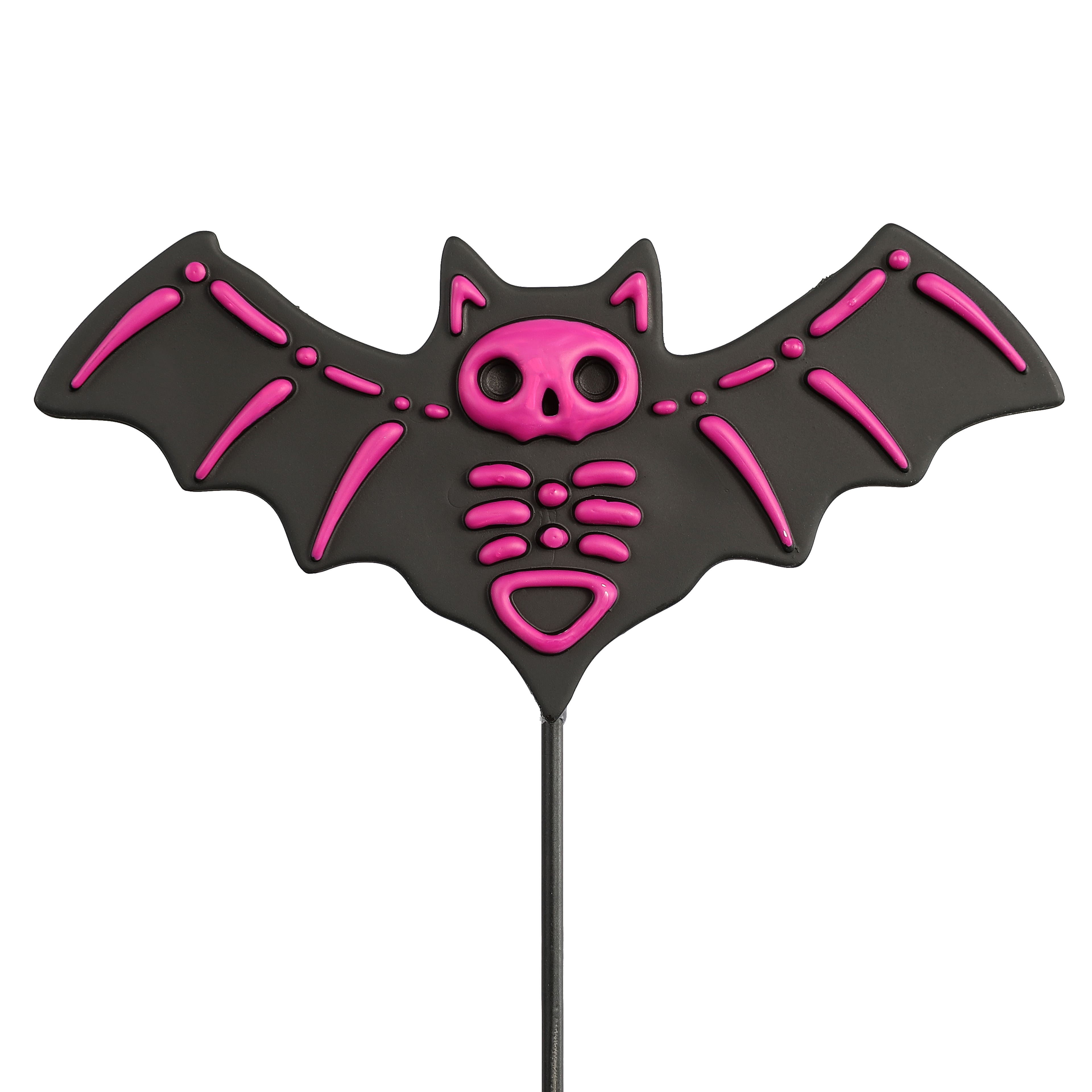 9&#x22; Black &#x26; Pink Bat Skeleton Pick by Ashland&#xAE;