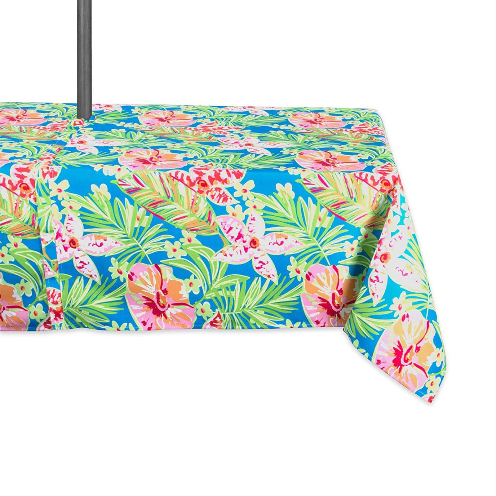 DII&#xAE; 84&#x22; Summer Floral Outdoor Tablecloth with Zipper