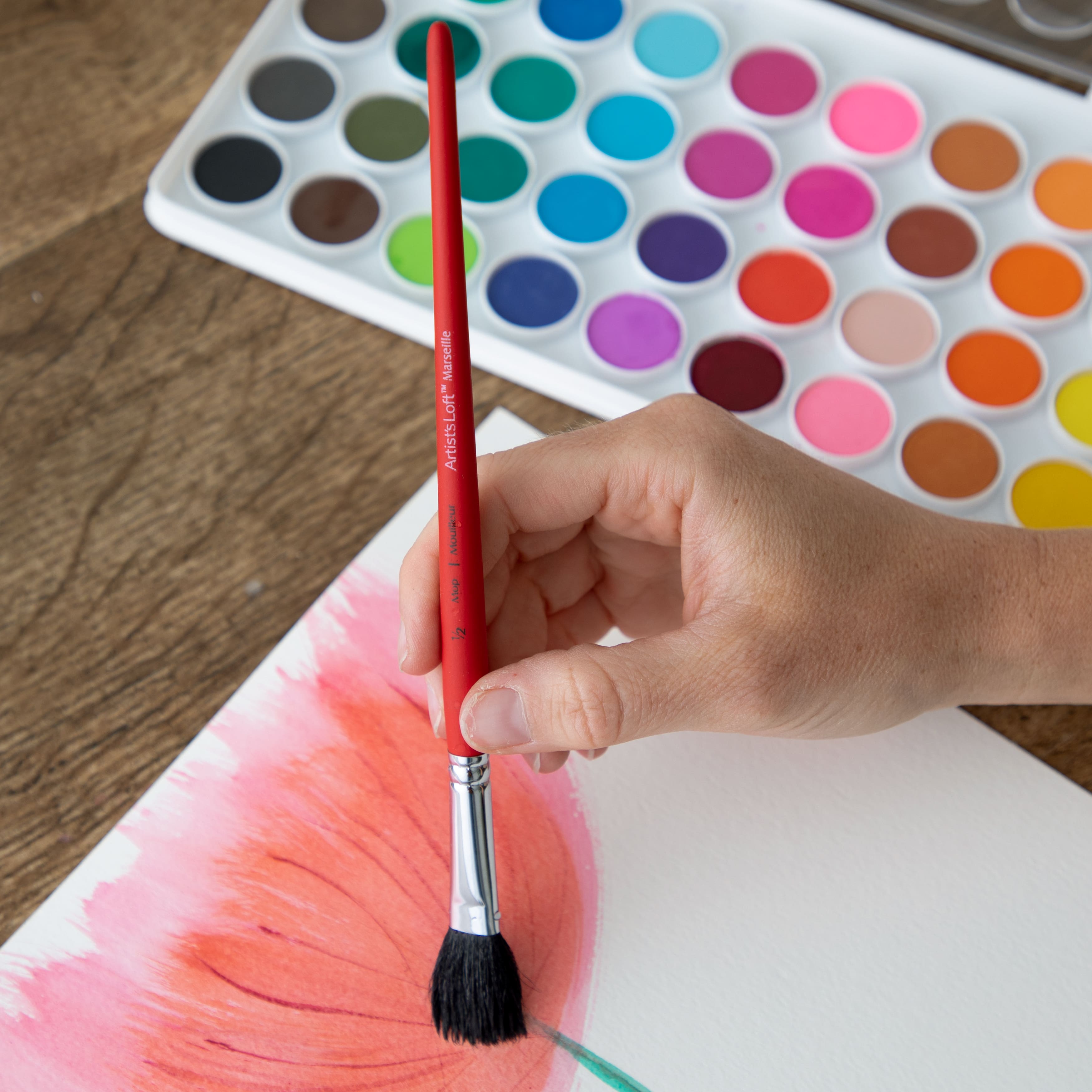 12 Pack: Marseille Black Goat Short Handle Mop Brush by Artist's Loft™