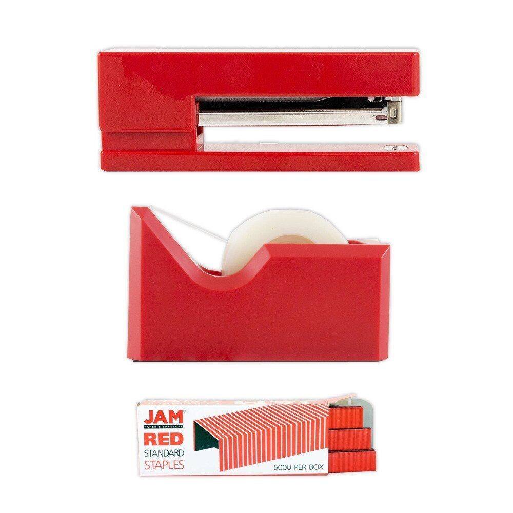JAM Paper Stapler, Tape Dispenser & Staples Office Trio Kit Michaels