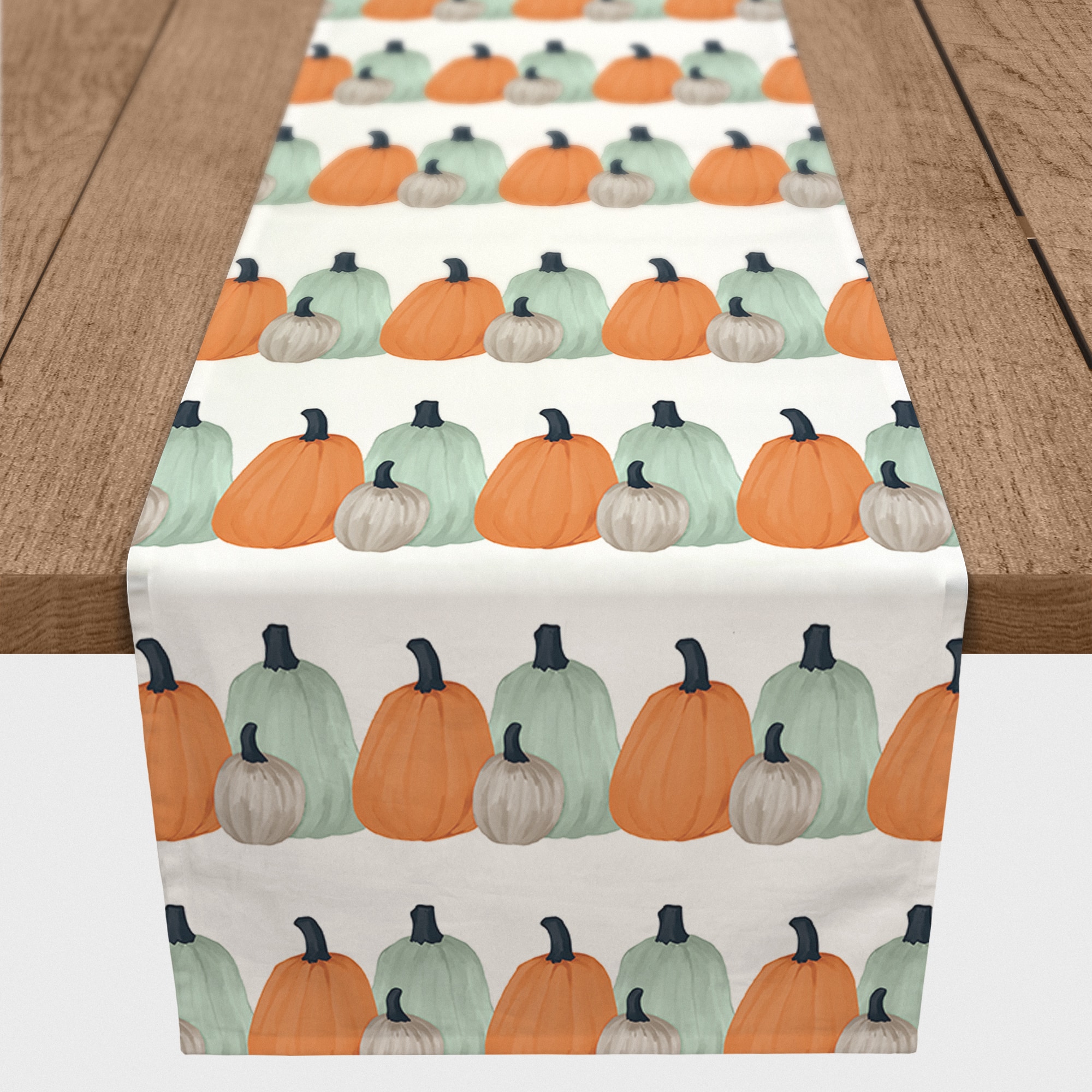 72" Thankful Pumpkins Table Runner