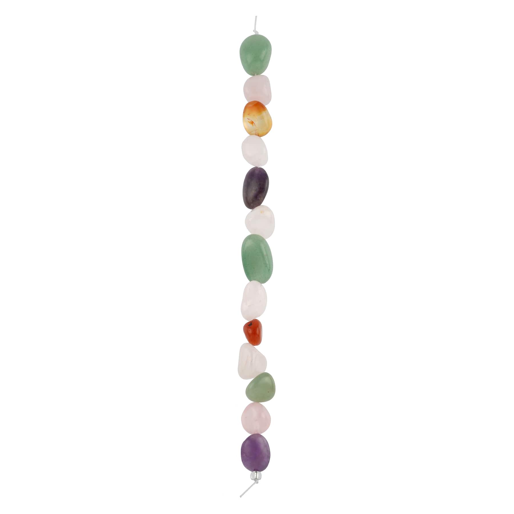 Multicolored Stone Irregular Oval Bead Mix by Bead Landing&#x2122;