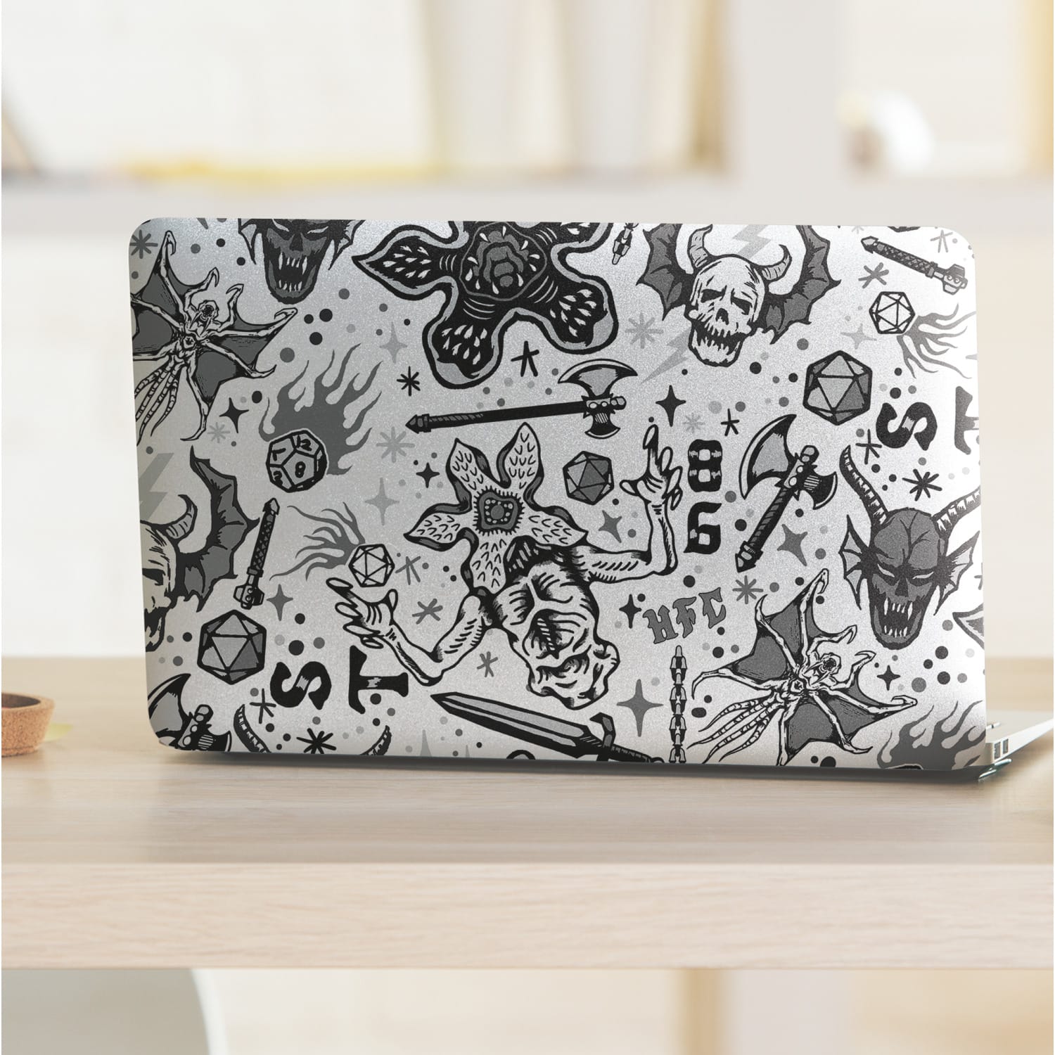 RoomMates Stranger Things Hellfire Club Black Peel & Stick Wallpaper