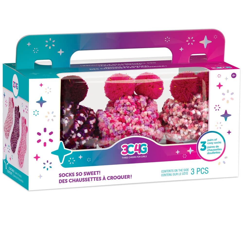 Make It Real™ 3C4G Socks So Sweet Cupcake Socks Set