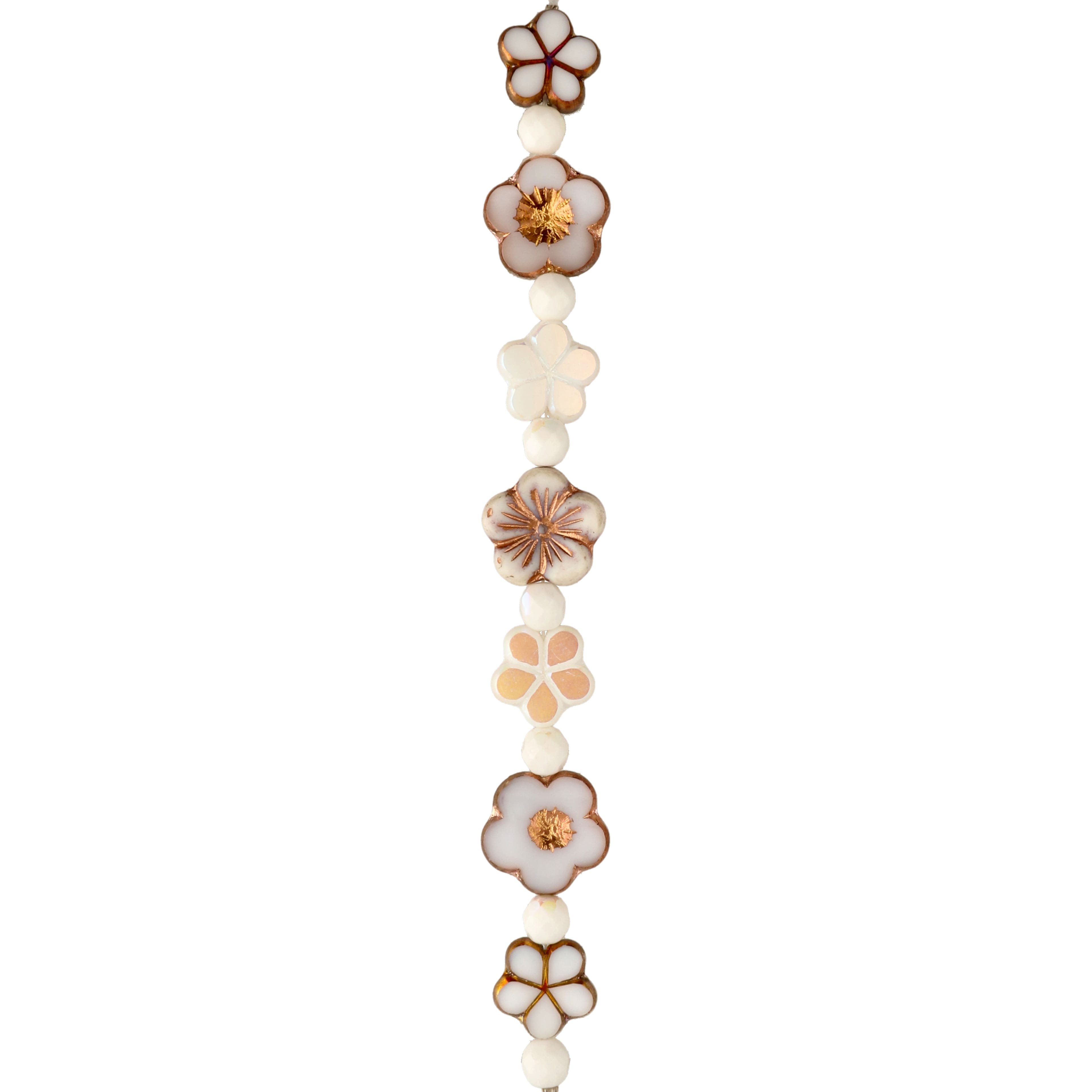 Winter Garden Czech Glass Flower Bead Mix by Bead Landing&#x2122;