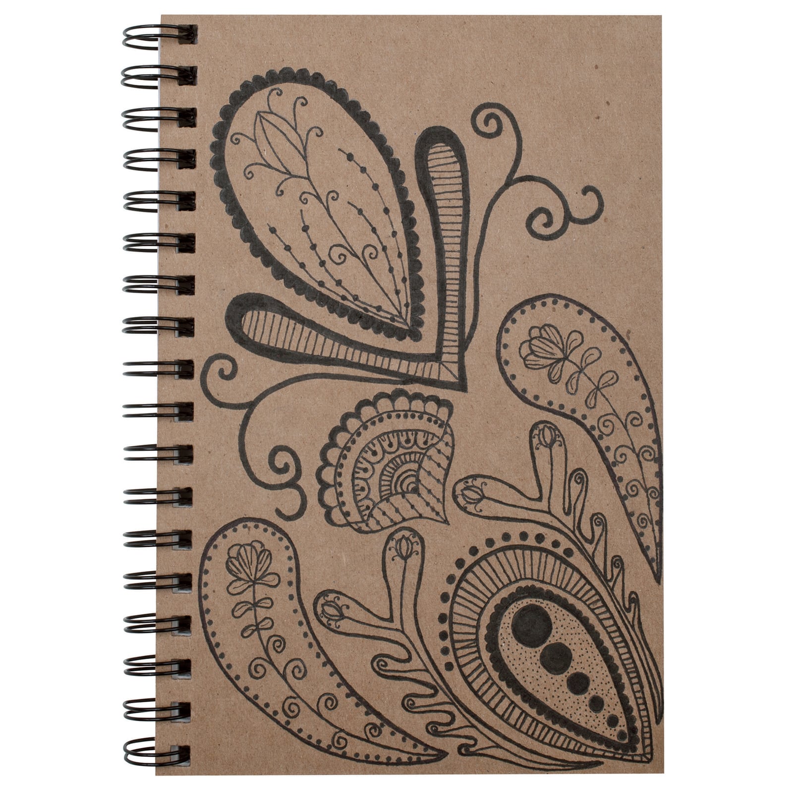 Pacon&#xAE; UCreate&#xAE; 9&#x22; x 6&#x22; Natural Chip Cover Create Your Own Cover Sketch Diary, 6ct.