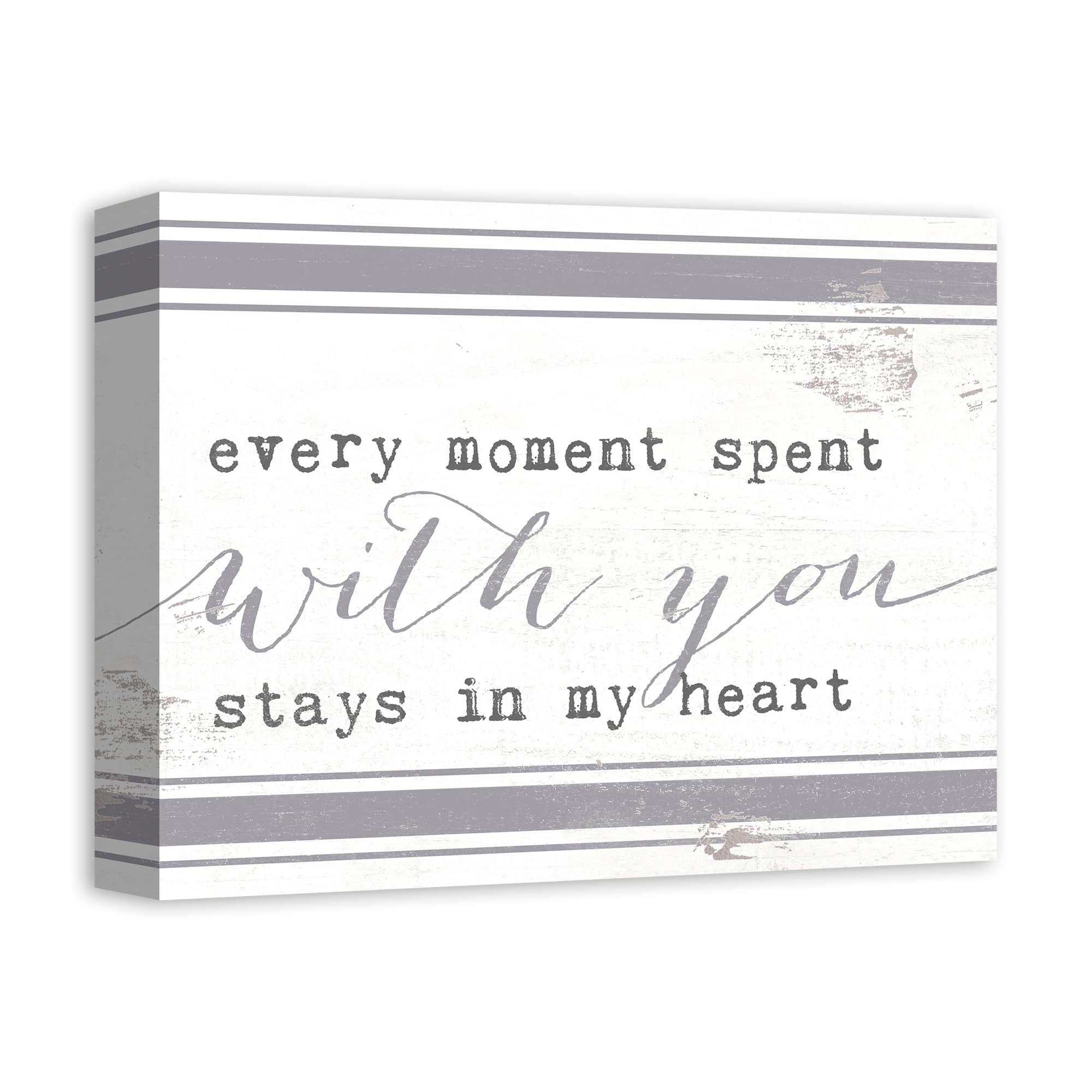Every Moment Spent With You 11" x 14" Canvas Wall Art
