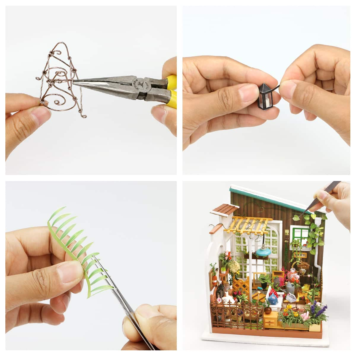 Rolife&#xAE; Miller&#x27;s Garden DIY Miniature House Kit