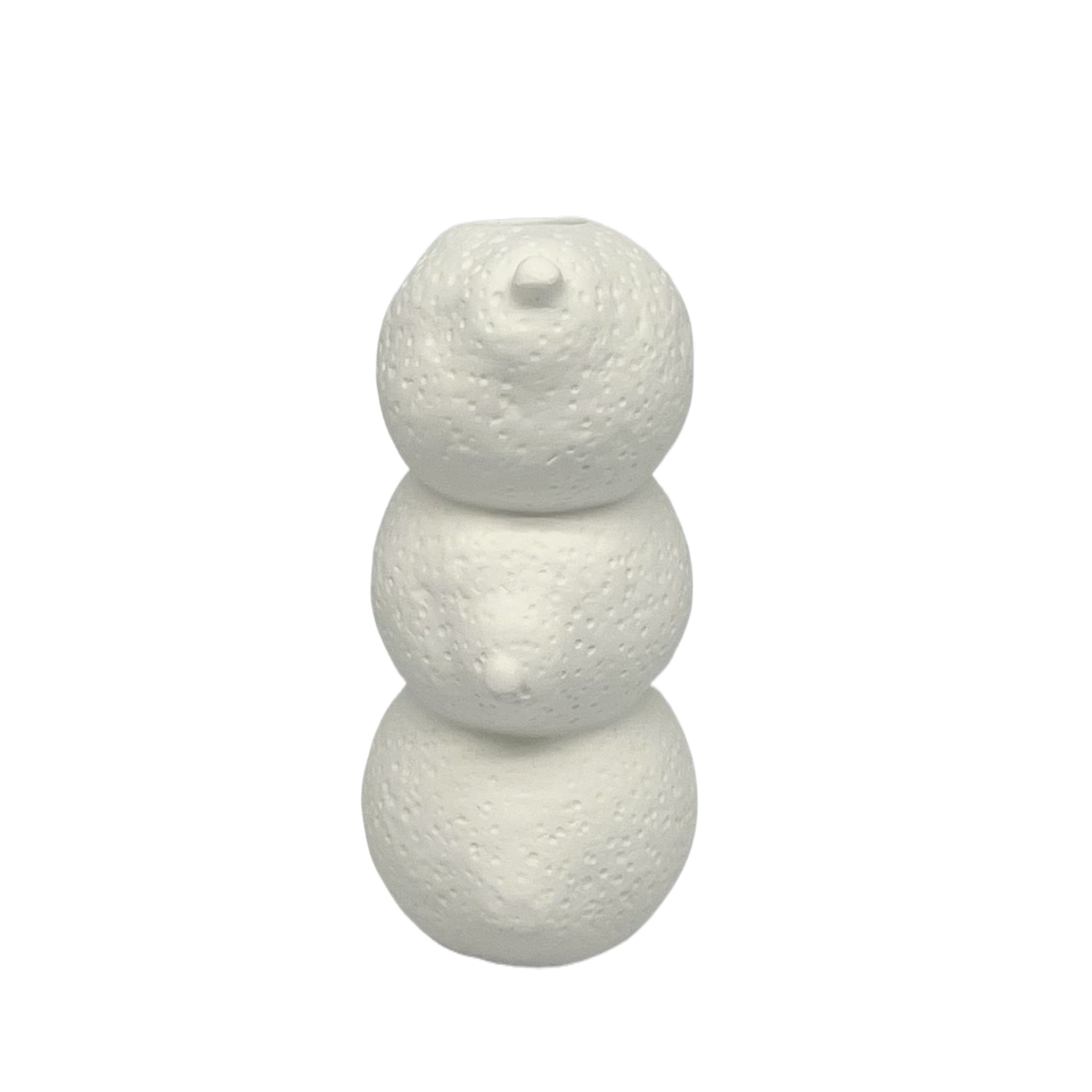 4.5&#x22; Stacked Lemons Bud Vase DIY Ceramic D&#xE9;cor by Make Market&#xAE;