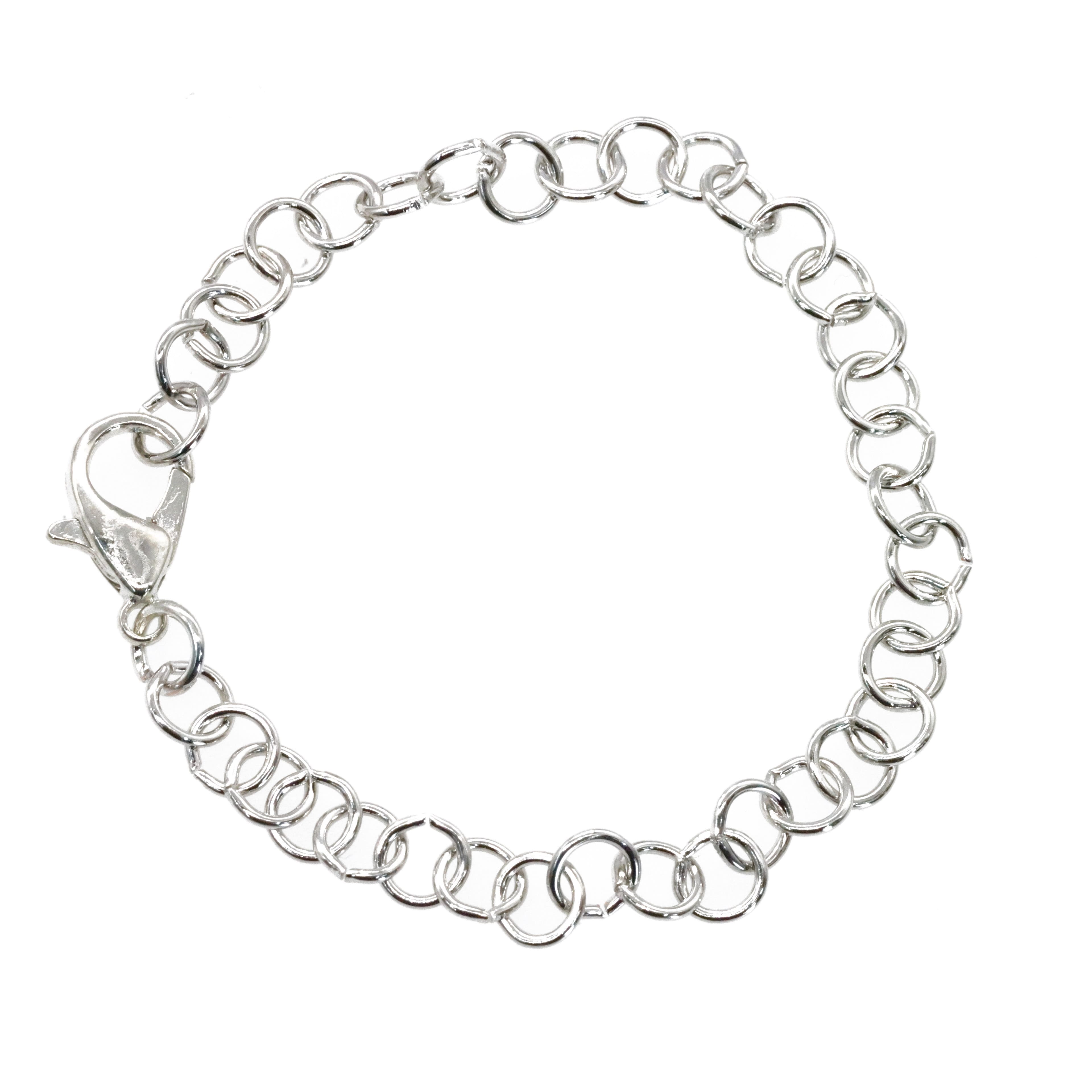 12 Packs: 2 ct. (24 total) Silver Bracelet Chains by Creatology&#x2122;