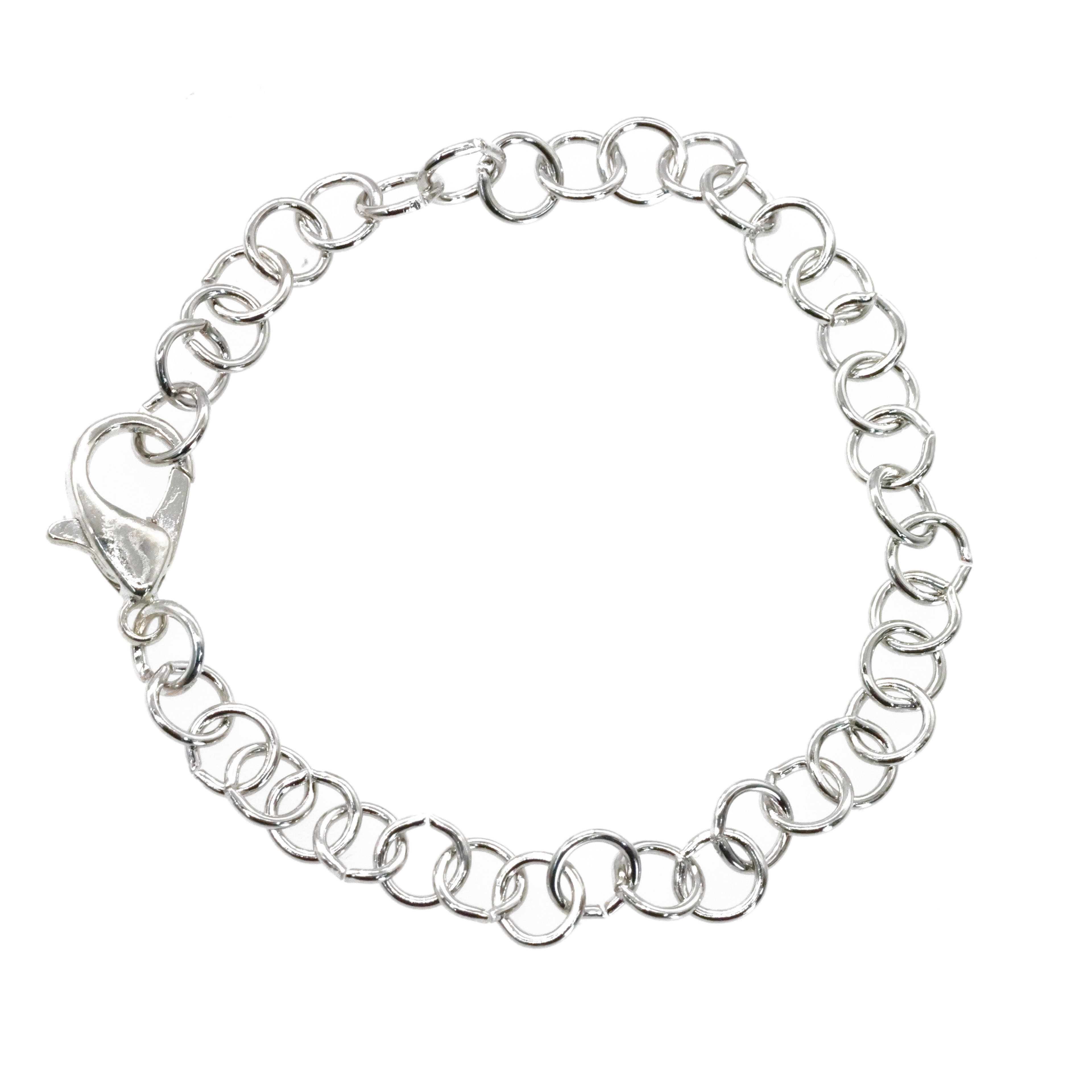 12 Packs: 2 ct. (24 total) Silver Bracelet Chains by Creatology™