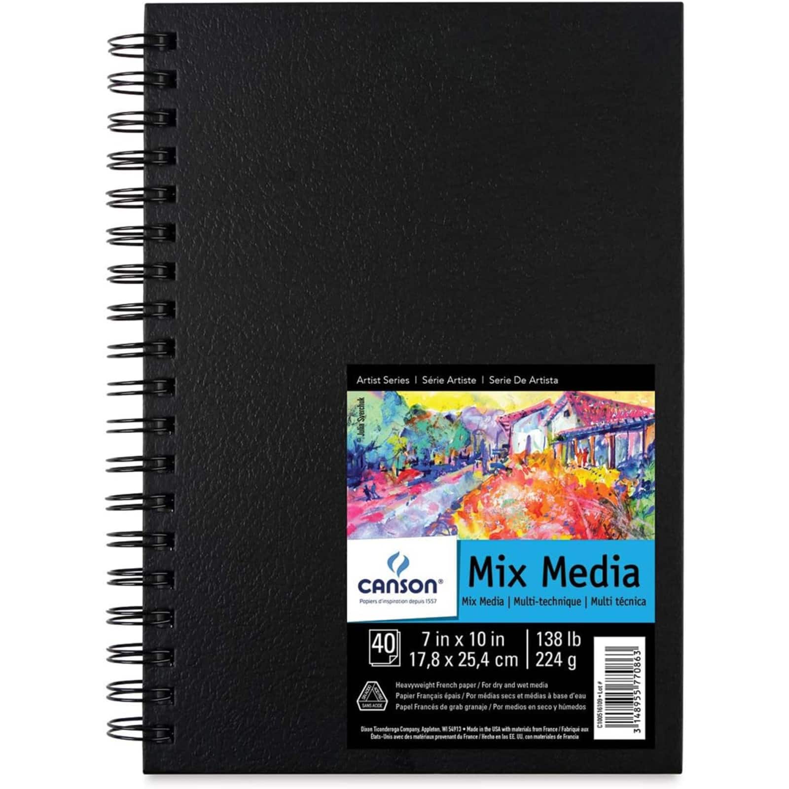 Canson&#xAE; Spiral Mixed Media Art&#x2122; Book