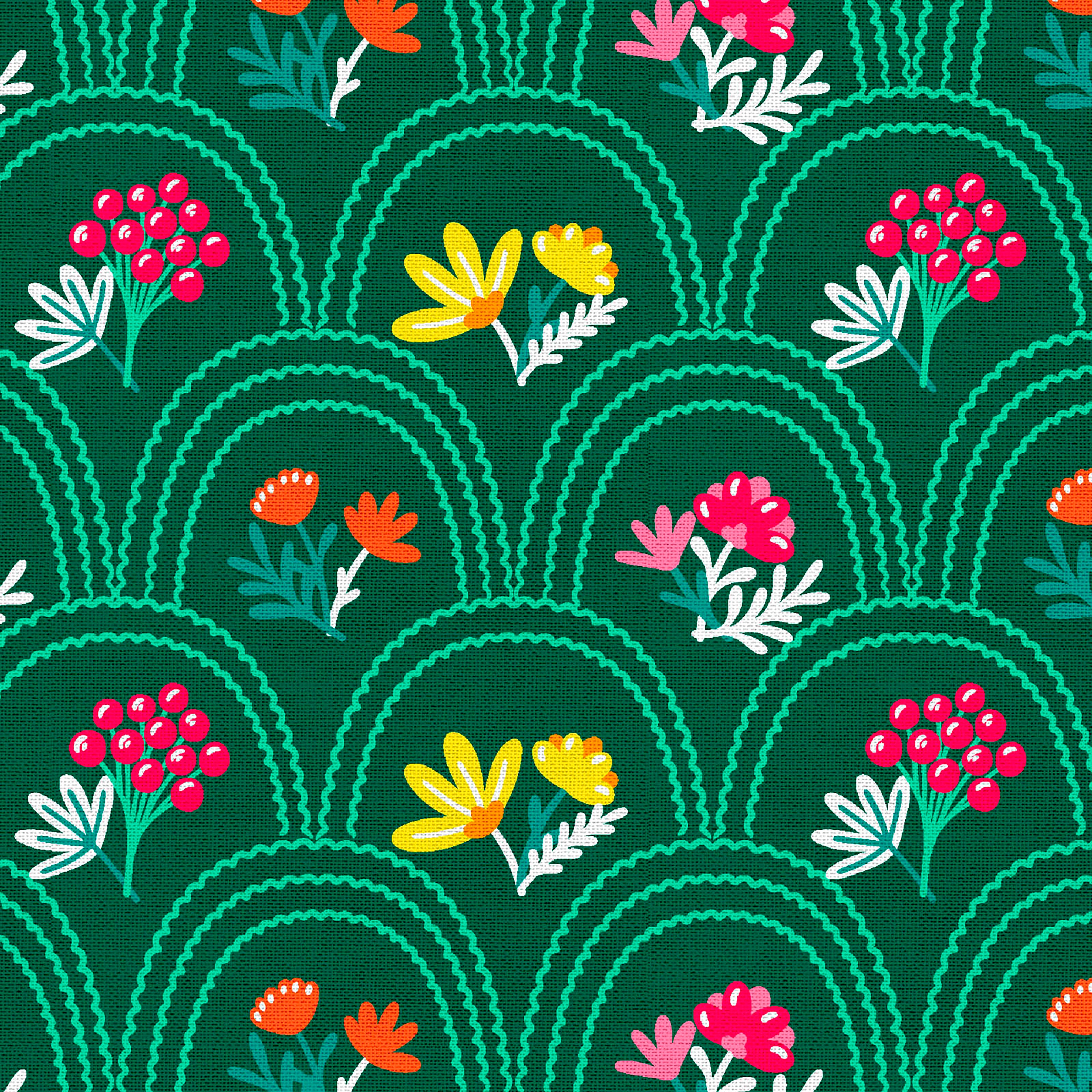 Fabric Editions Spring Garden Cotton Fabric