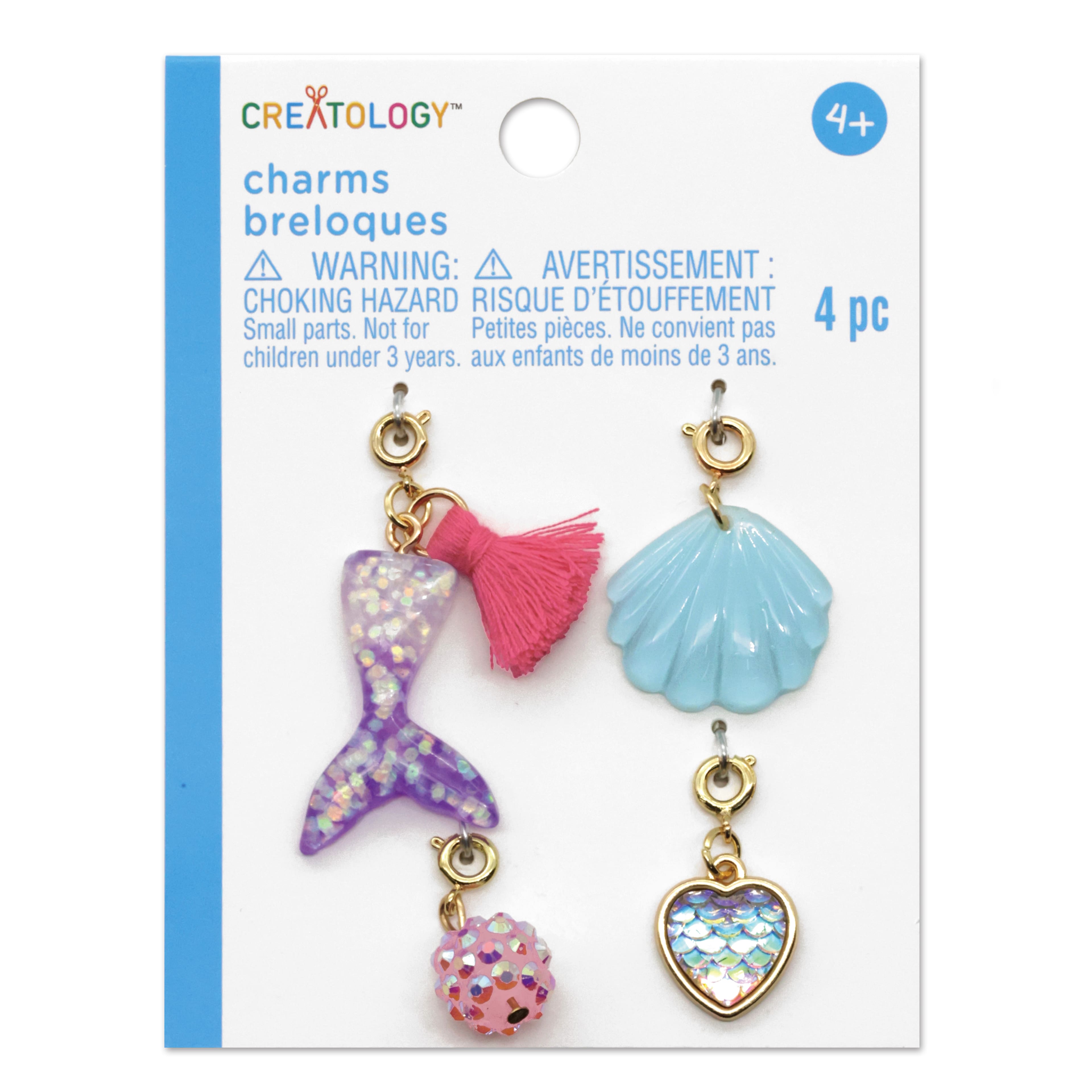 12 Packs: 4 ct. (48 total) Mermaid Charms by Creatology&#x2122;