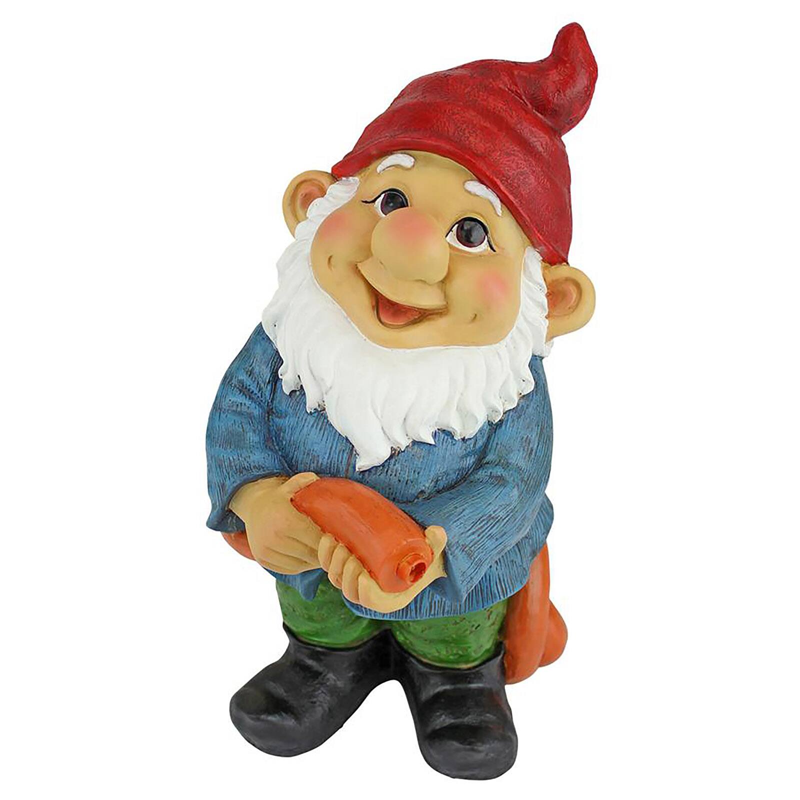 Design Toscano Hose It Off Harry Gnome Spitter Piped Statue