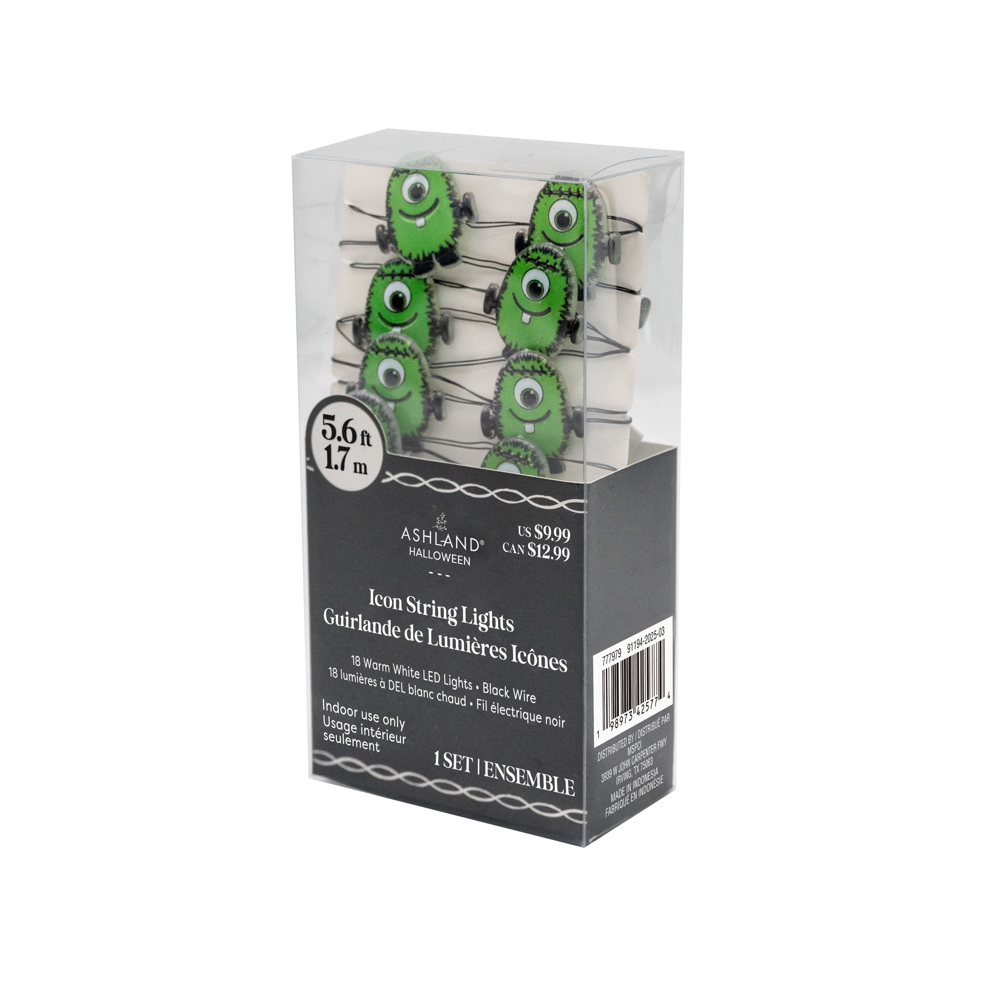 18ct. Warm White LED Monster Icon String Lights by Ashland&#xAE;