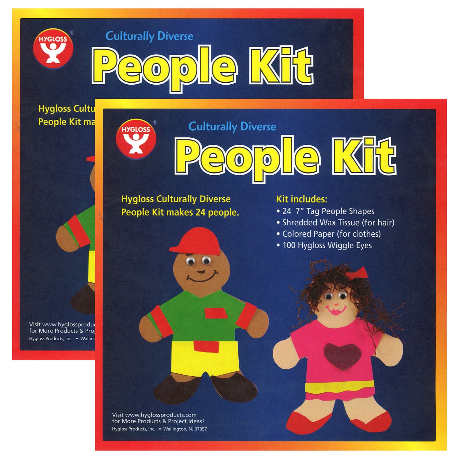Hygloss® Culturally Diverse People Kit, 2ct.