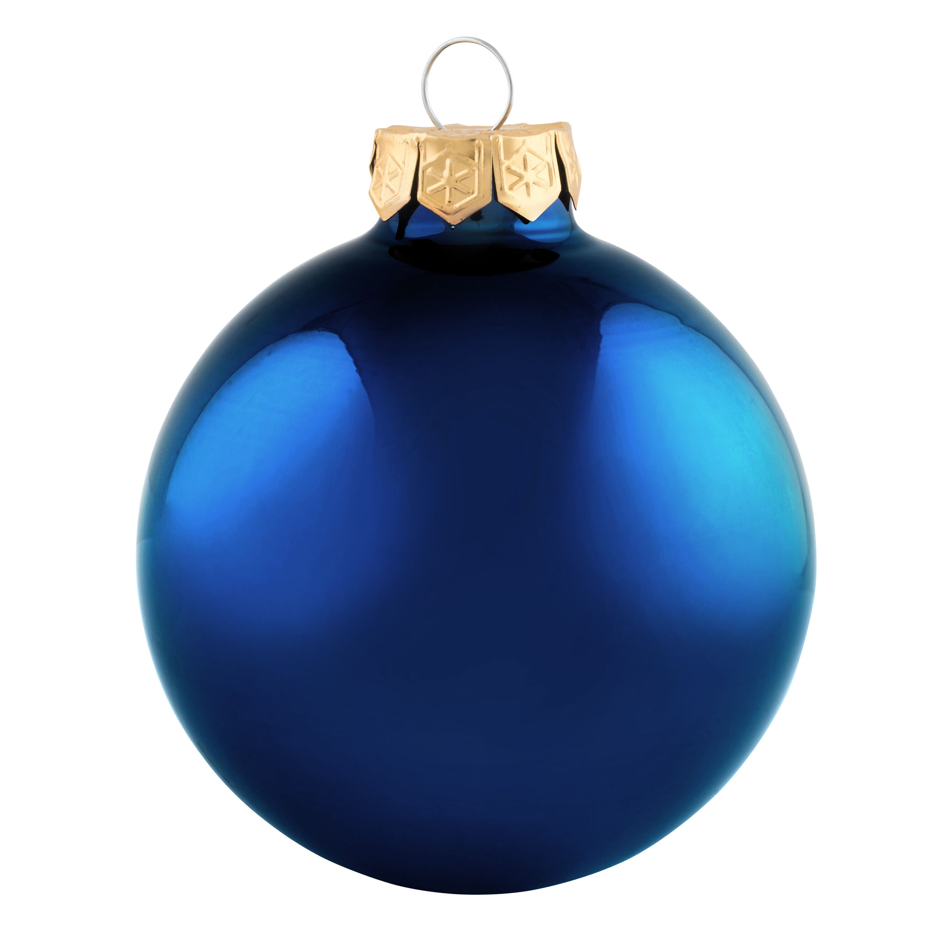 Whitehurst 4ct. 4.75" Glossy Glass Ball Ornaments