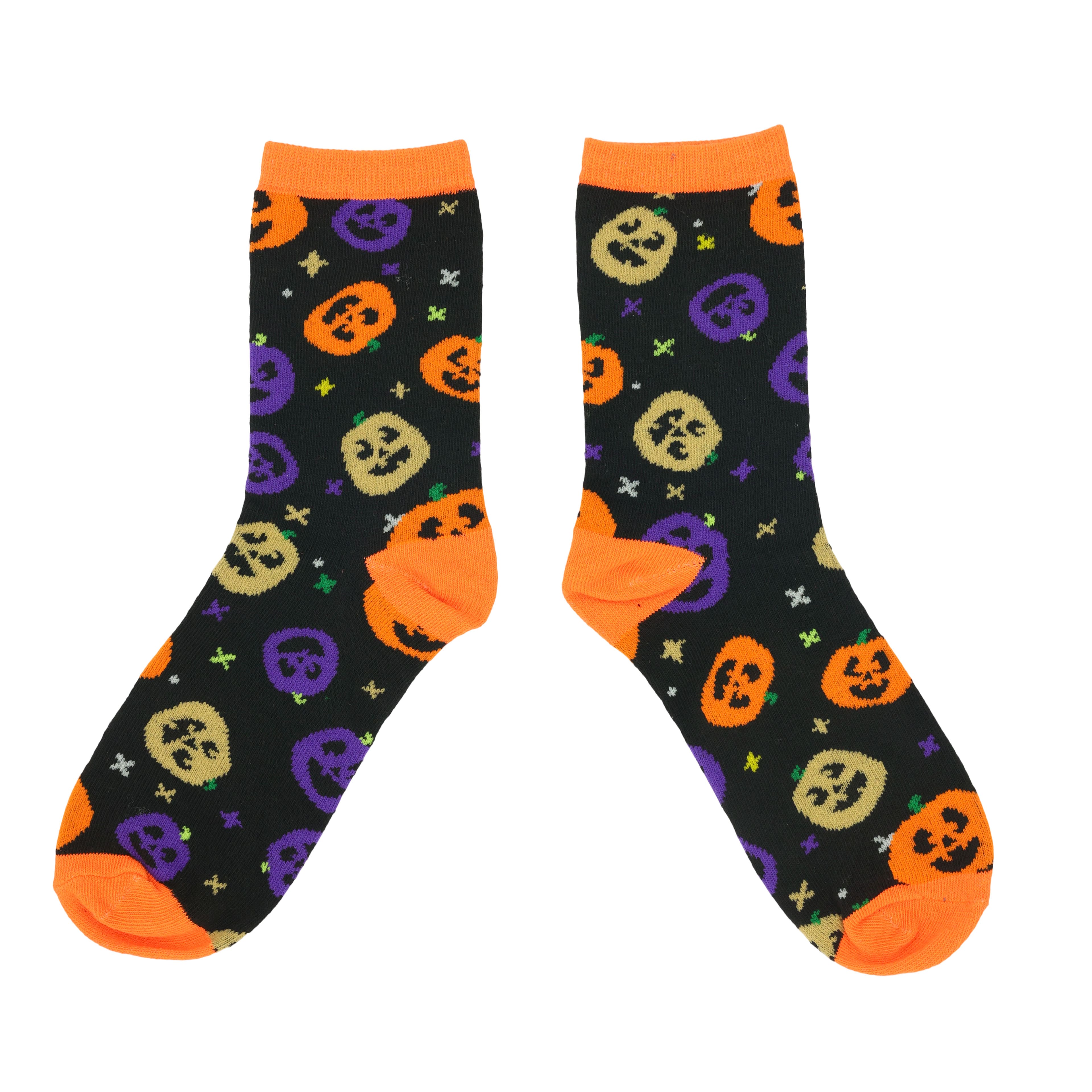 Jack-o&#x27;-Lantern Crew Socks by Celebrate It&#x2122;