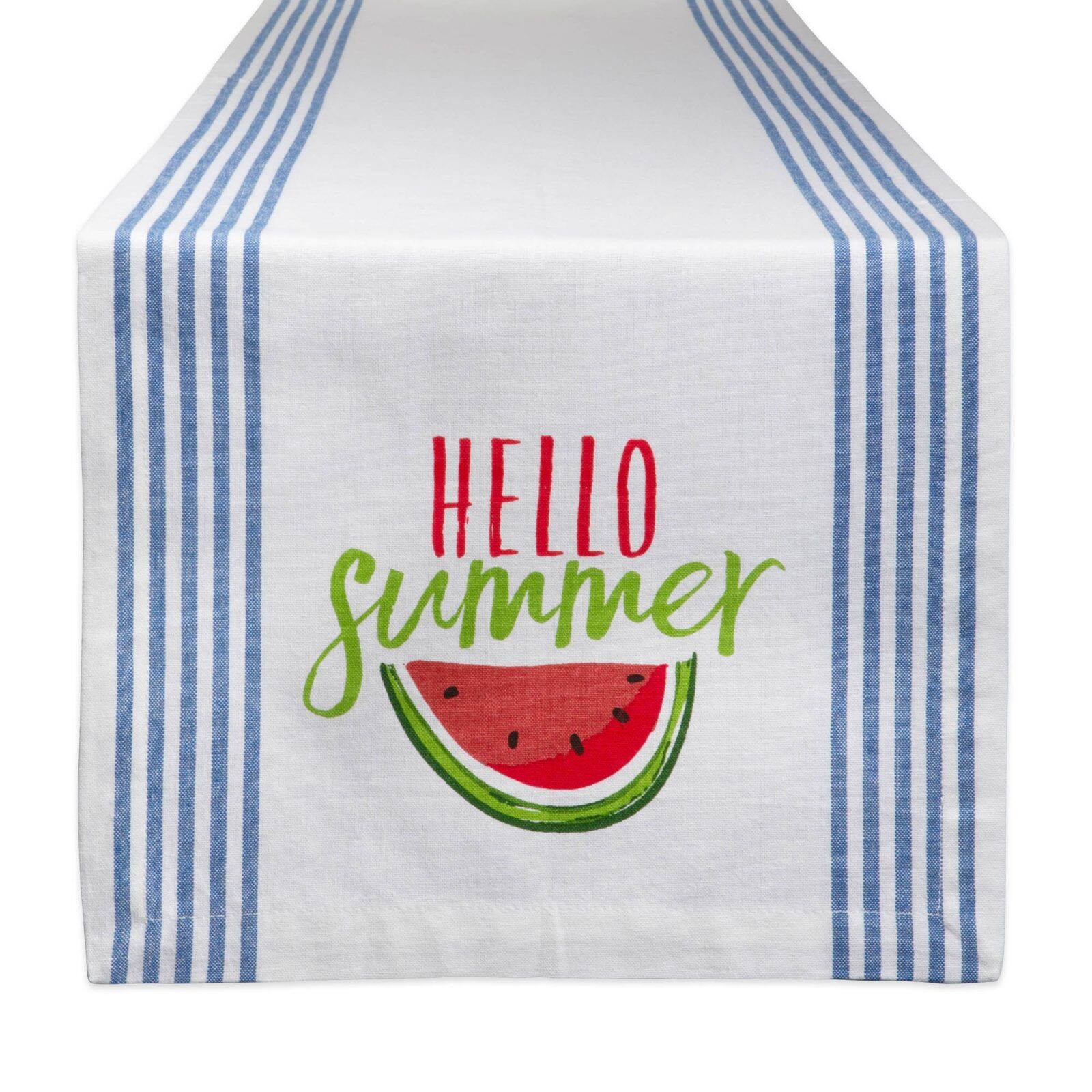DII® 72" Hello Summer Print Table Runner