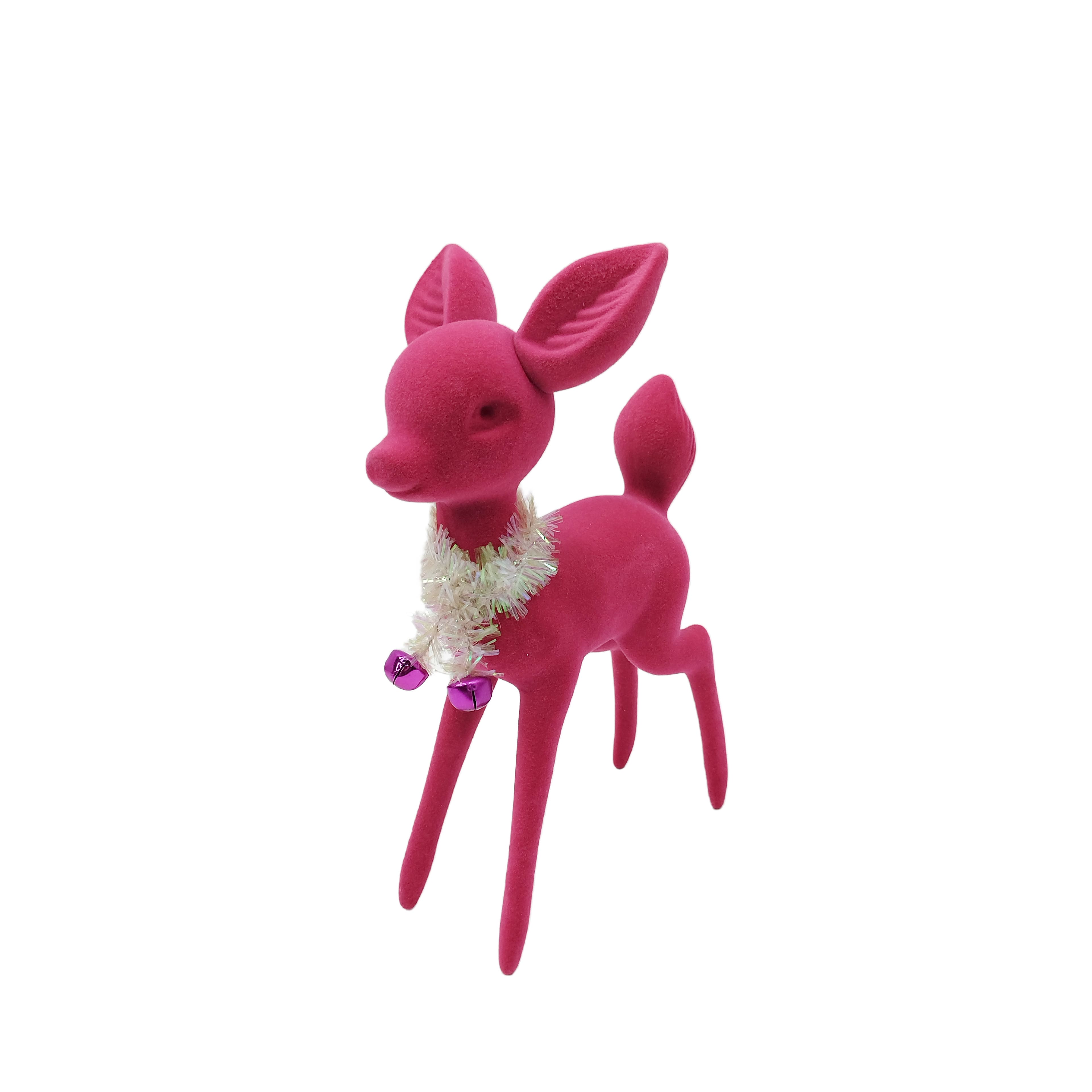 Flocked Deer Tabletop D&#xE9;cor by Ashland&#xAE;