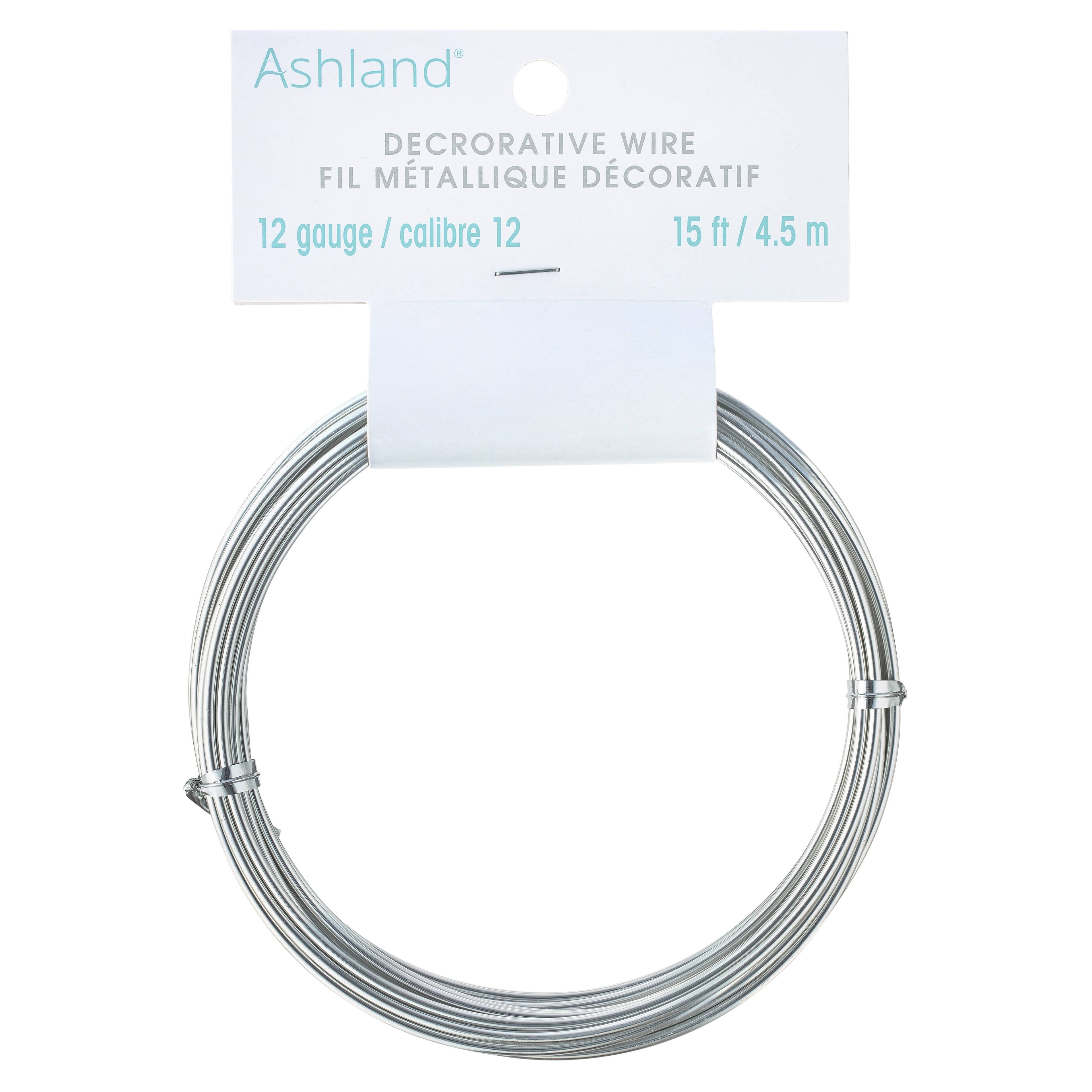 12 Pack: 12 Gauge Silver Aluminum Wire by Ashland&#xAE;