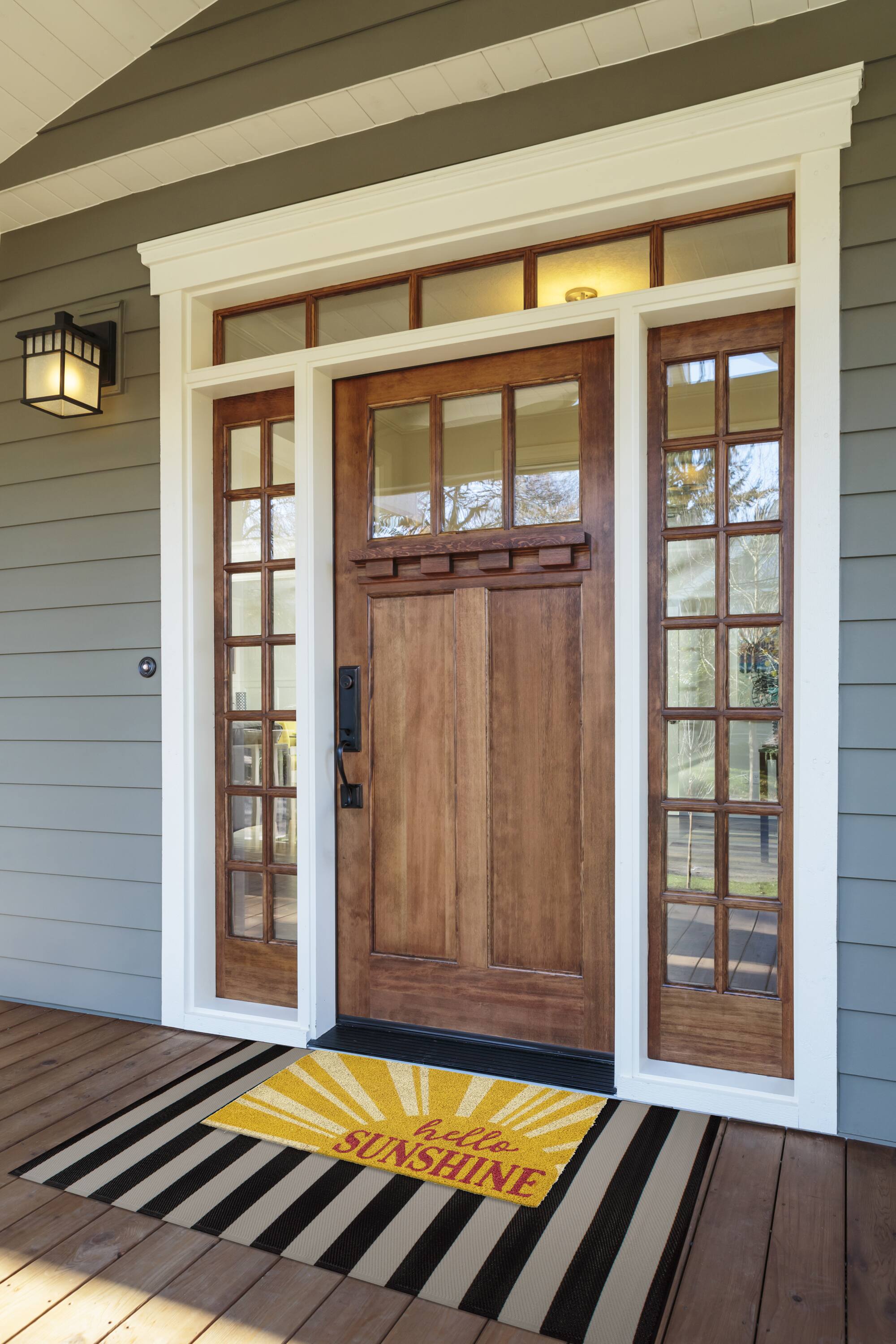 DII&#xAE; Yellow Hello Sunshine Doormat