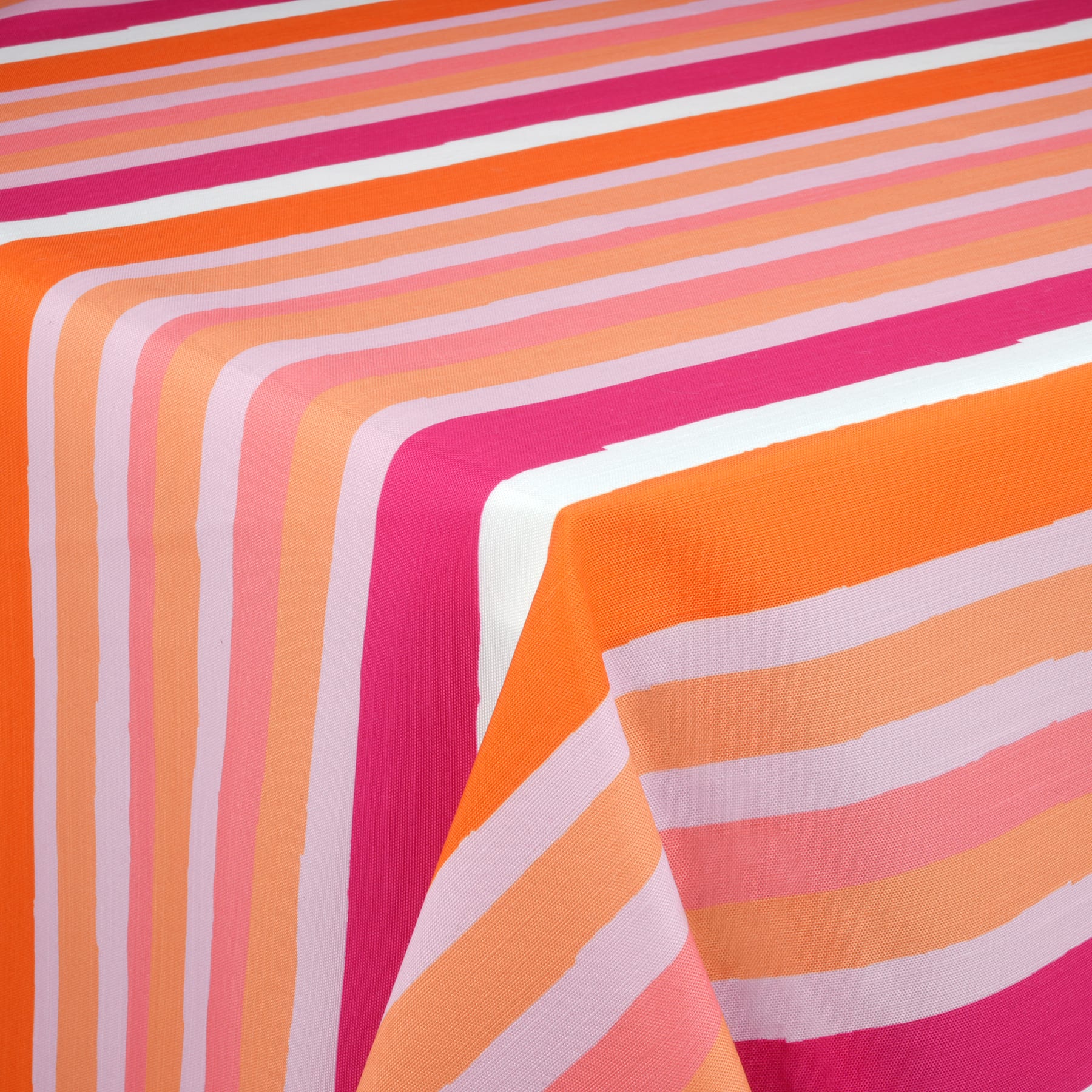 84&#x22; Pink Striped Table Cover by Ashland&#xAE;