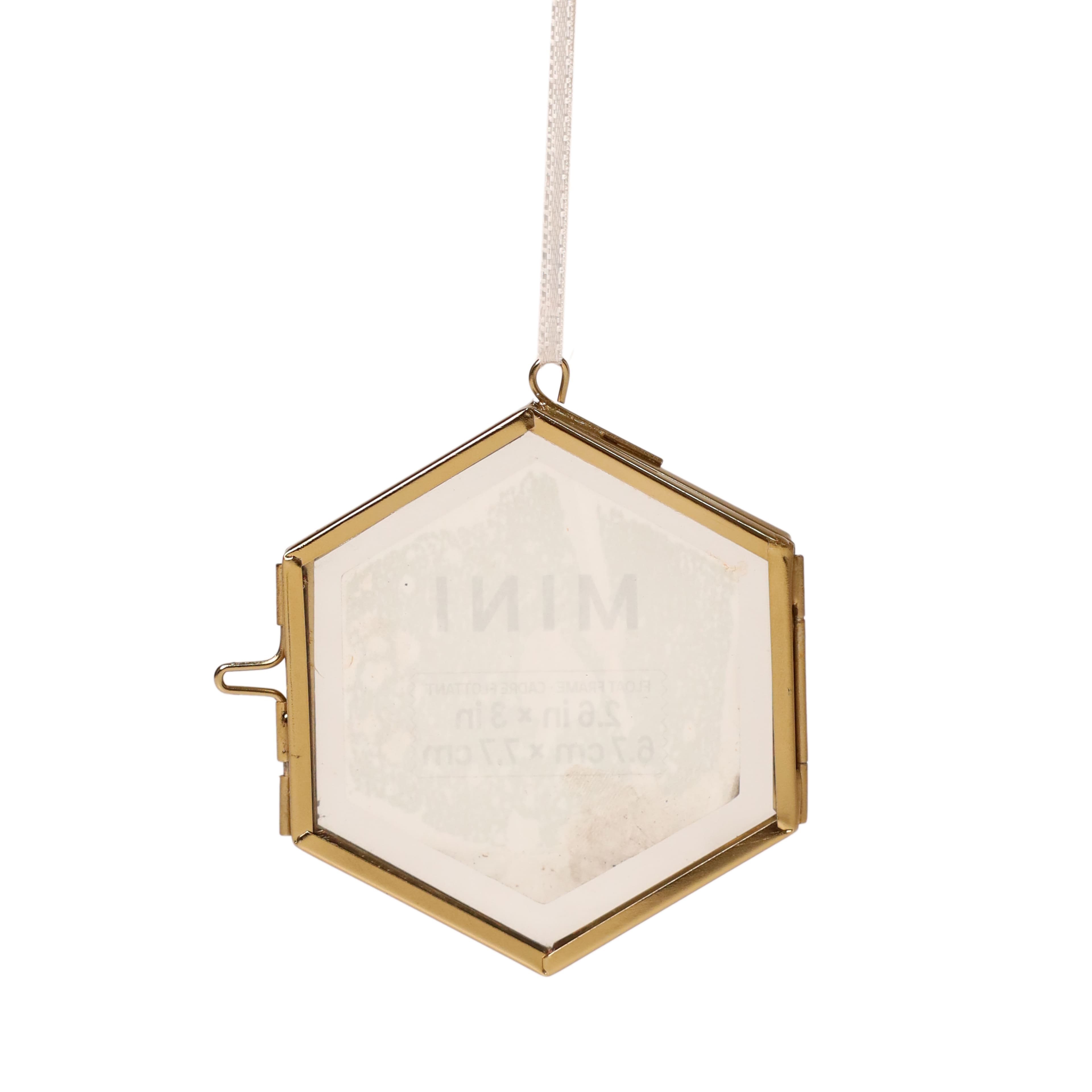 Mini Hexagon Float Frame by Studio D&#xE9;cor&#xAE;