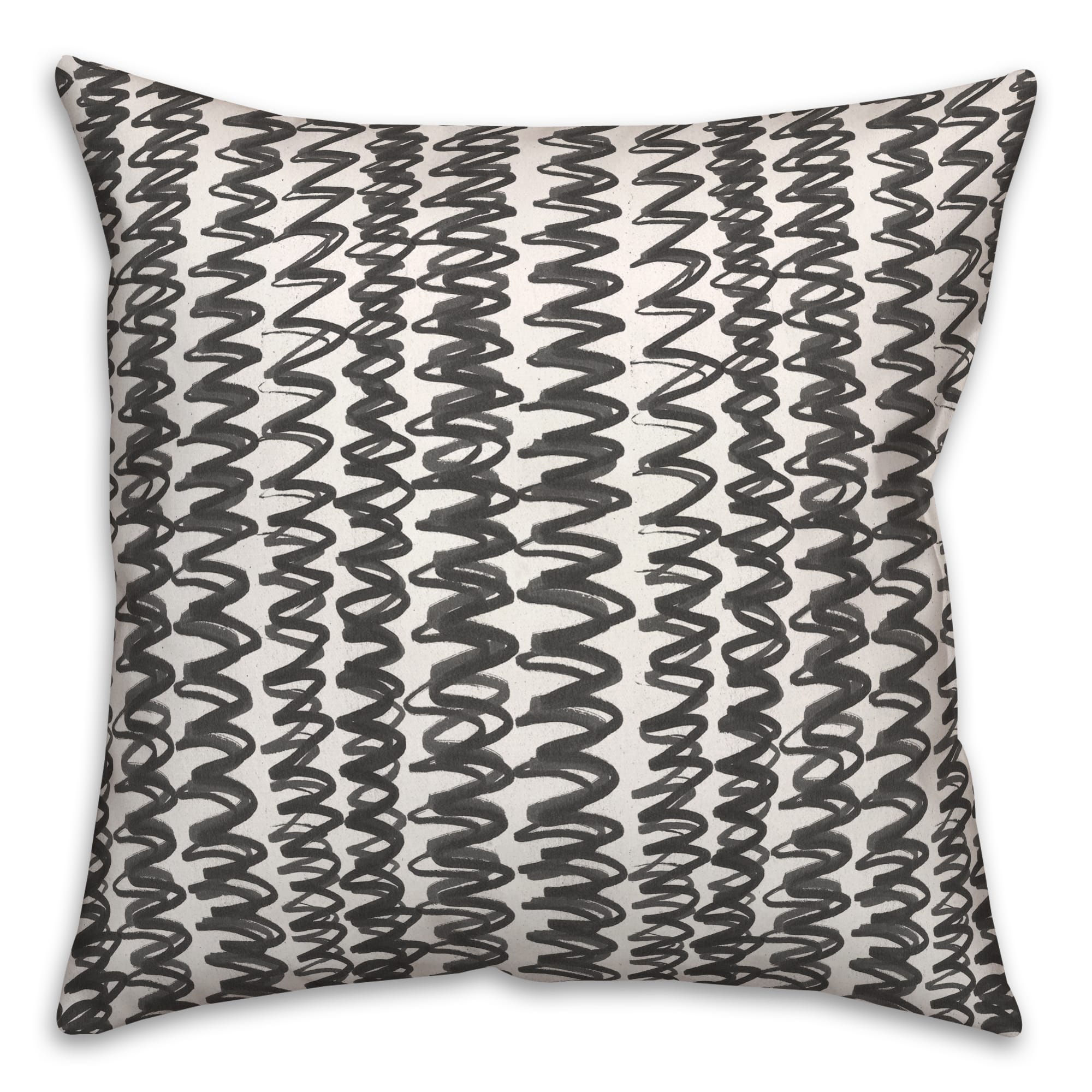 18" Squiggles Throw Pillow