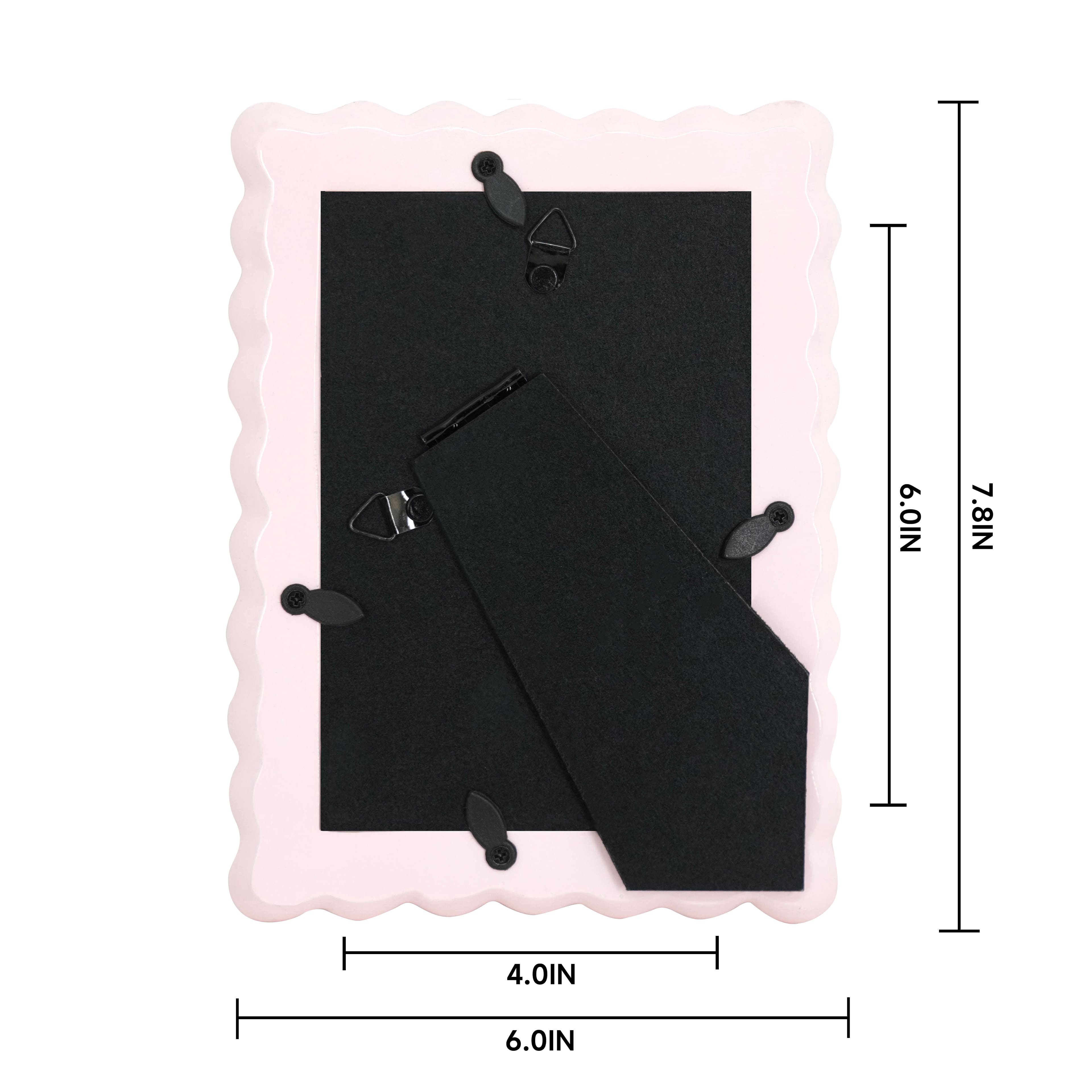 Just Jane 4&#x22; x 6&#x22; Layered Wave Frame by Studio D&#xE9;cor&#xAE;