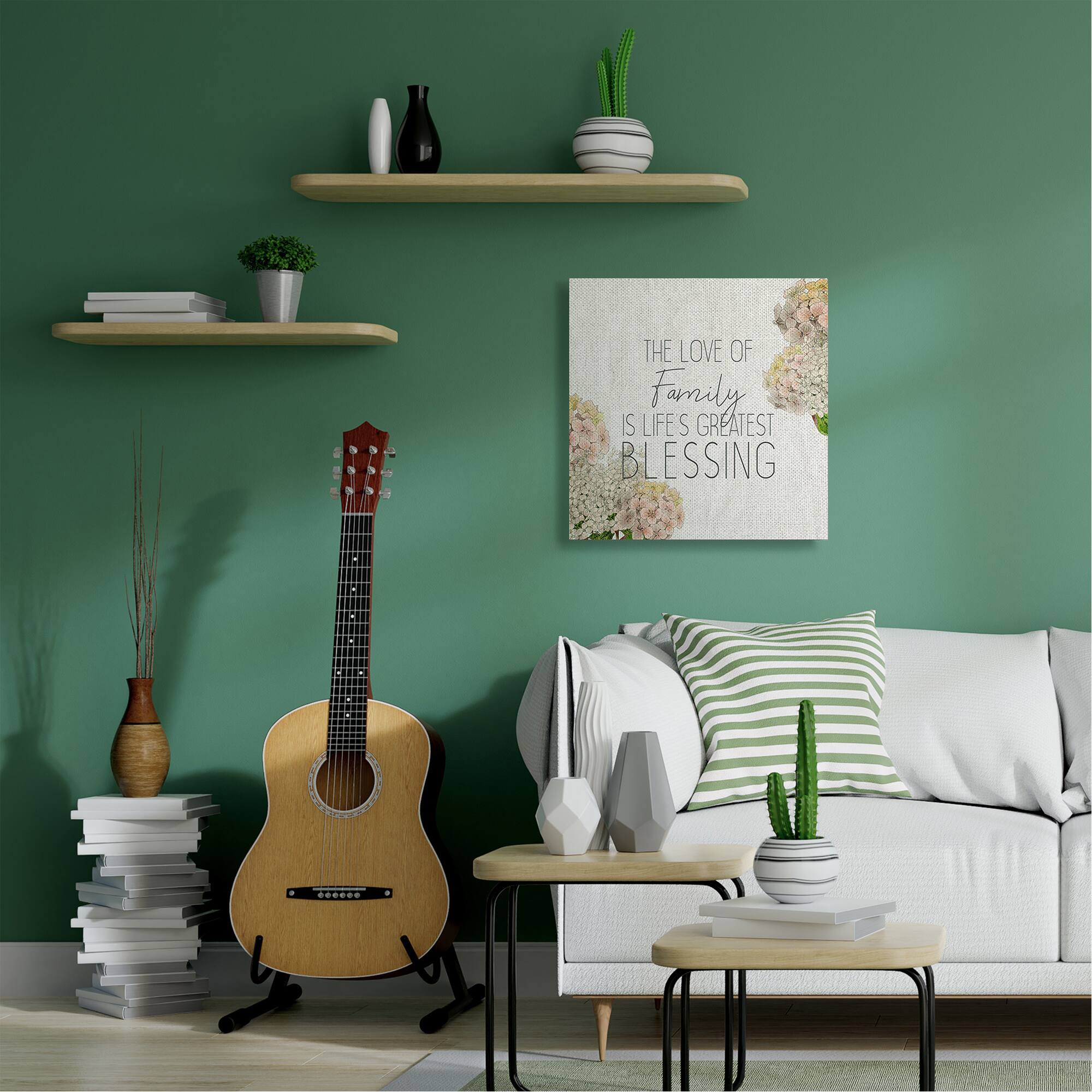 Stupell Industries Love Of Family Religious Canvas Wall Art