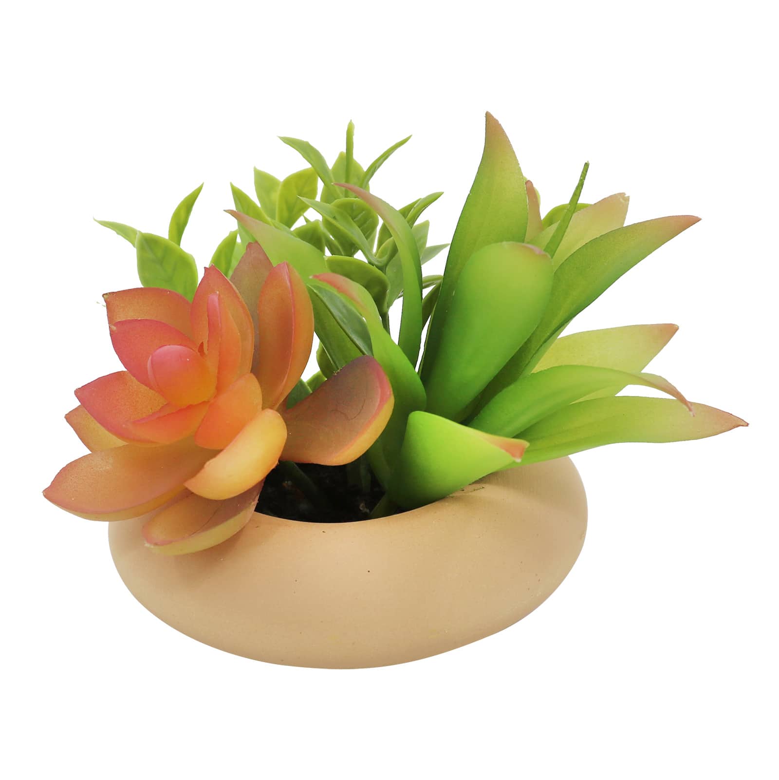 4&#x22; Succulent Mix in Orange Planter by Ashland&#xAE;