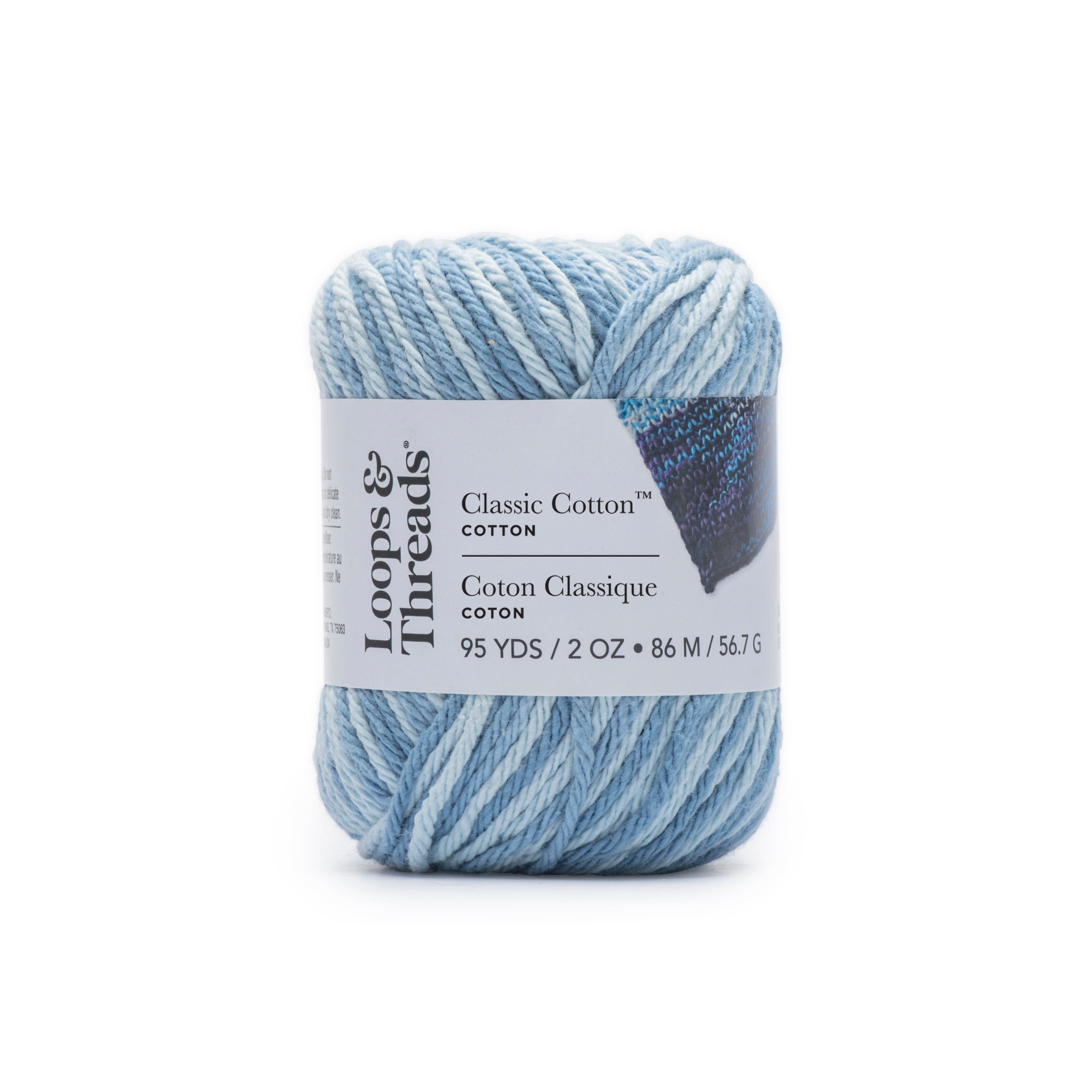 Classic Cotton&#x2122; Patterned Yarn by Loops &#x26; Threads&#xAE;