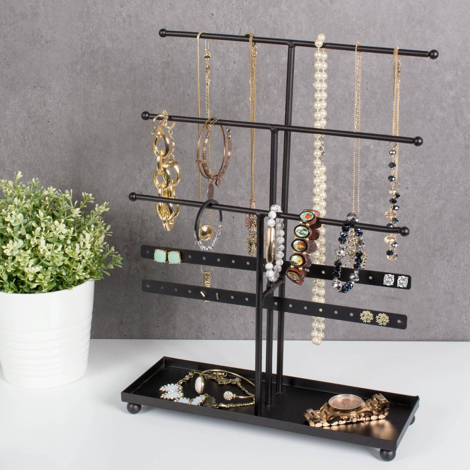 DII&#xAE; 3-Tier Jewelry Organizer