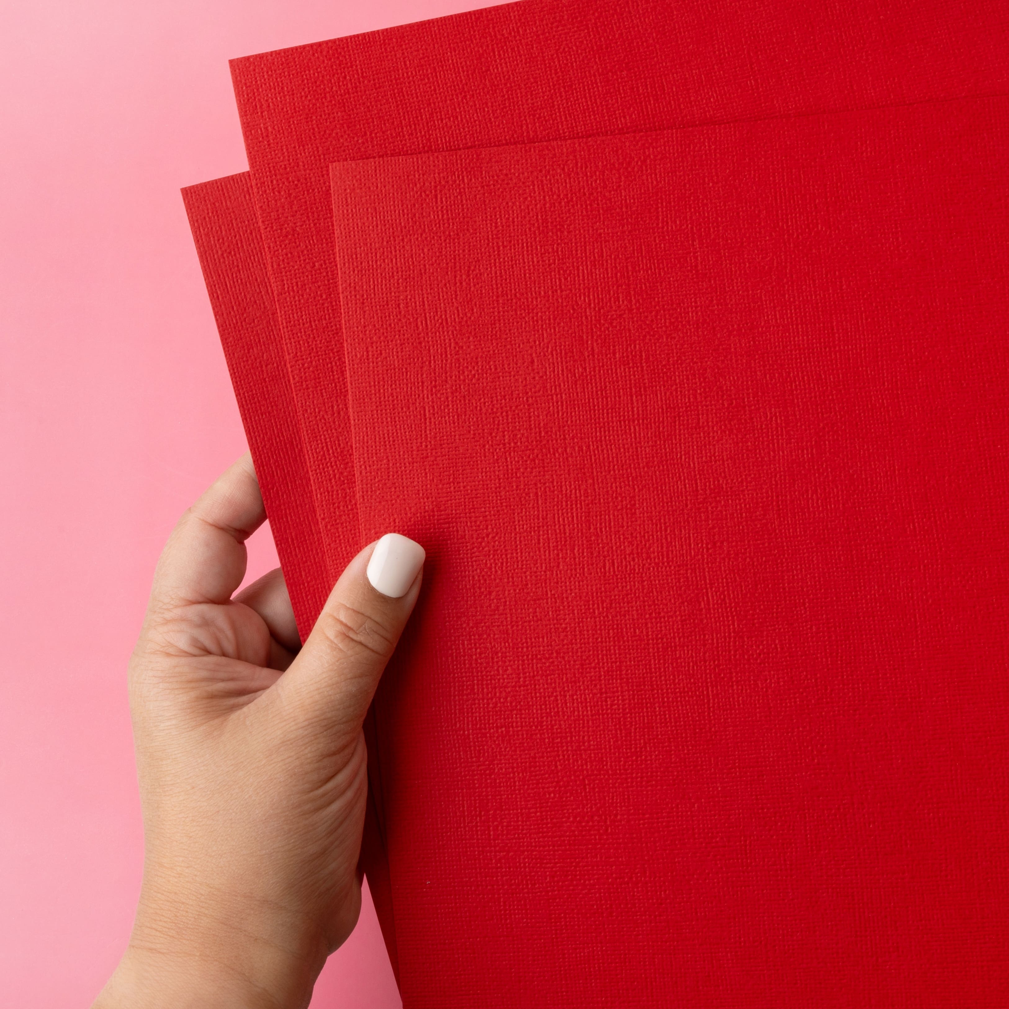 American Crafts™ 12" x 12" Textured Cardstock, 60 Sheets